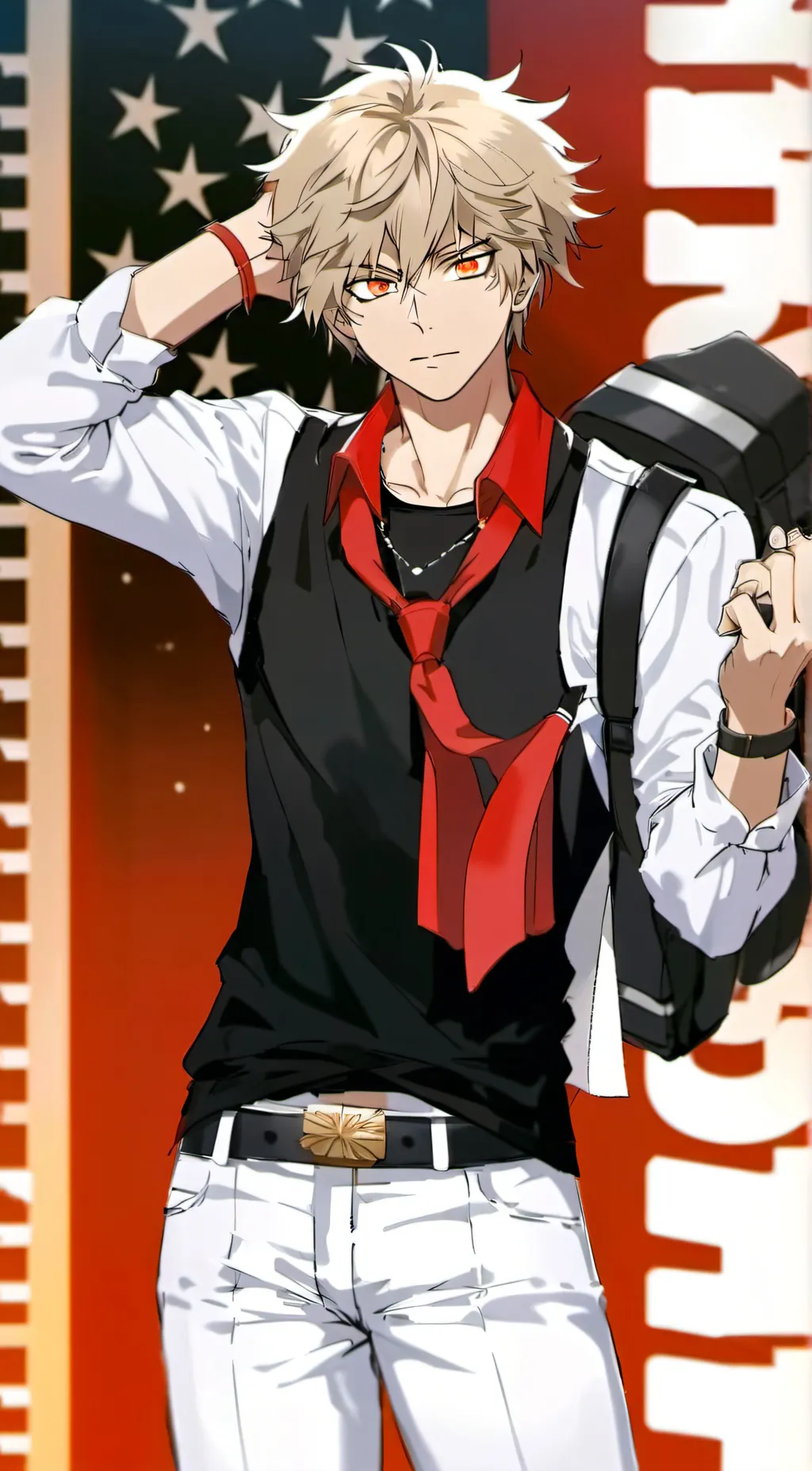 ai character: Bakugo background