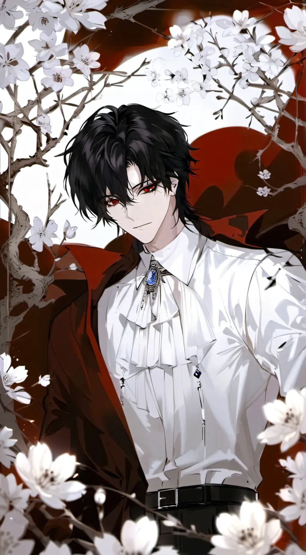 ai character: Grey  background