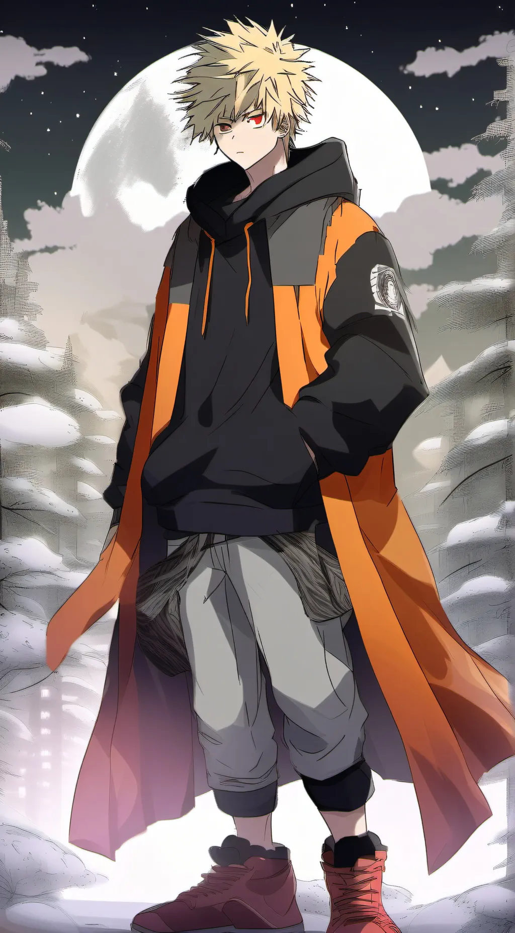 ai character: bakugo background