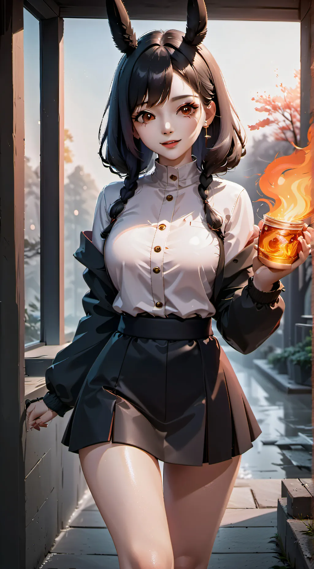 ai character: My last project background