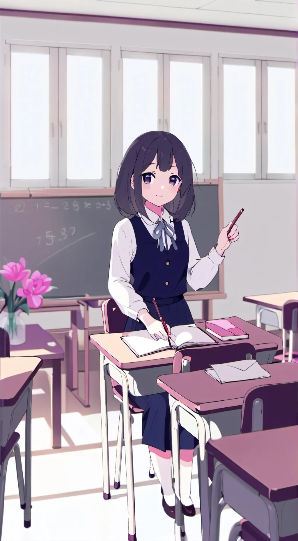 ai character: Grace background