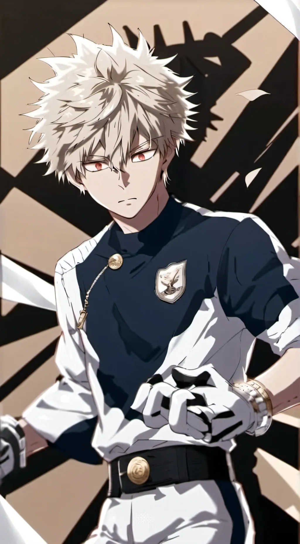 ai character: Bakugo - Cat background