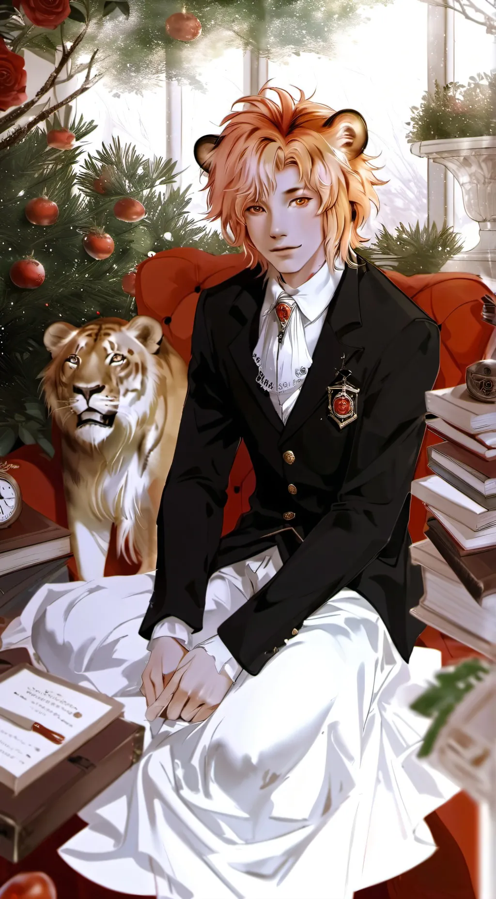 ai character: _+*Leon*+_ background