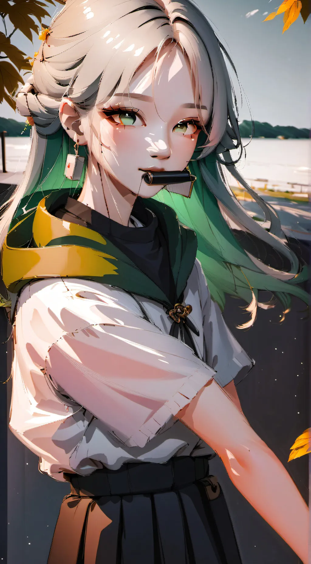 ai character: Lucy  background