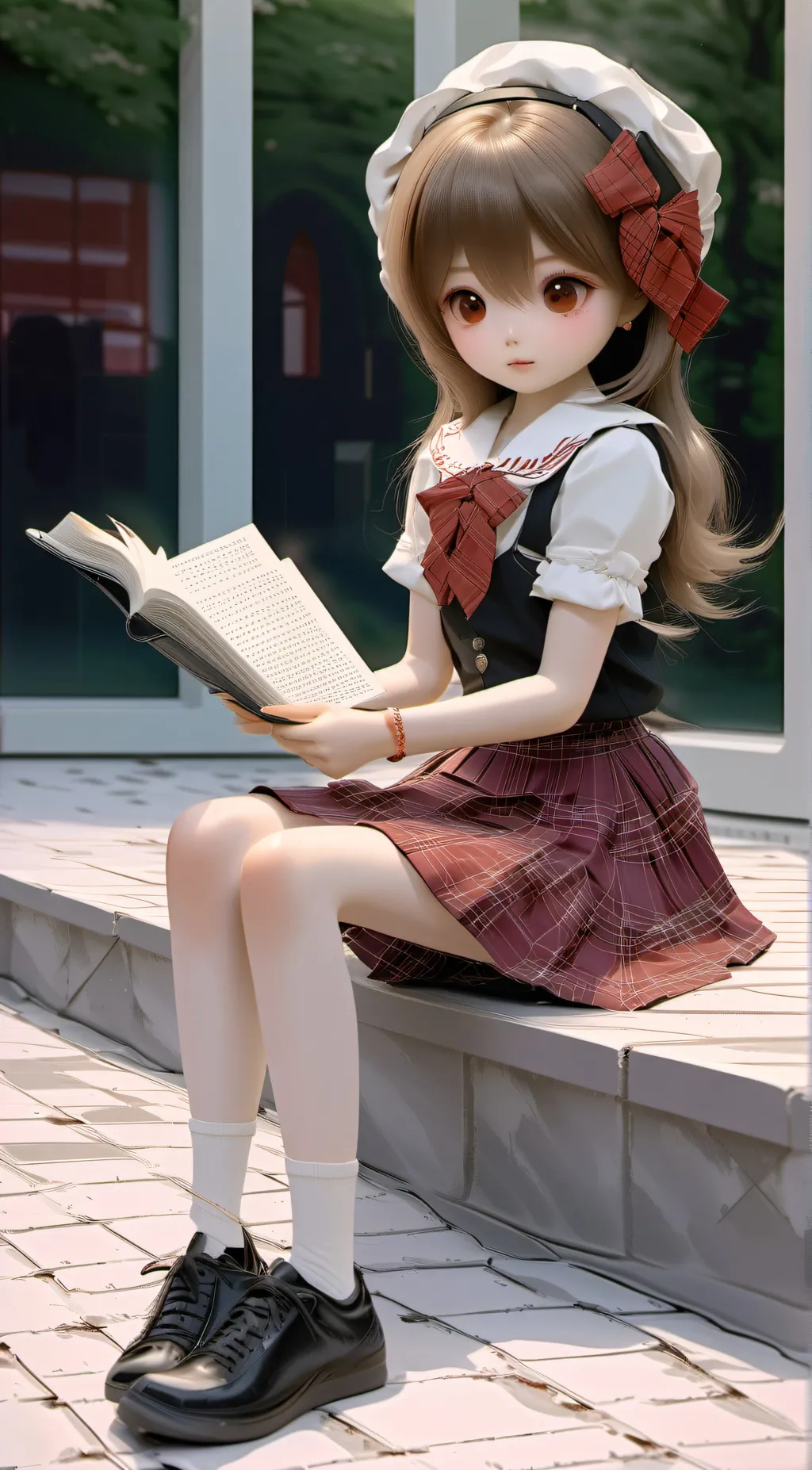 ai character: Mayu  background