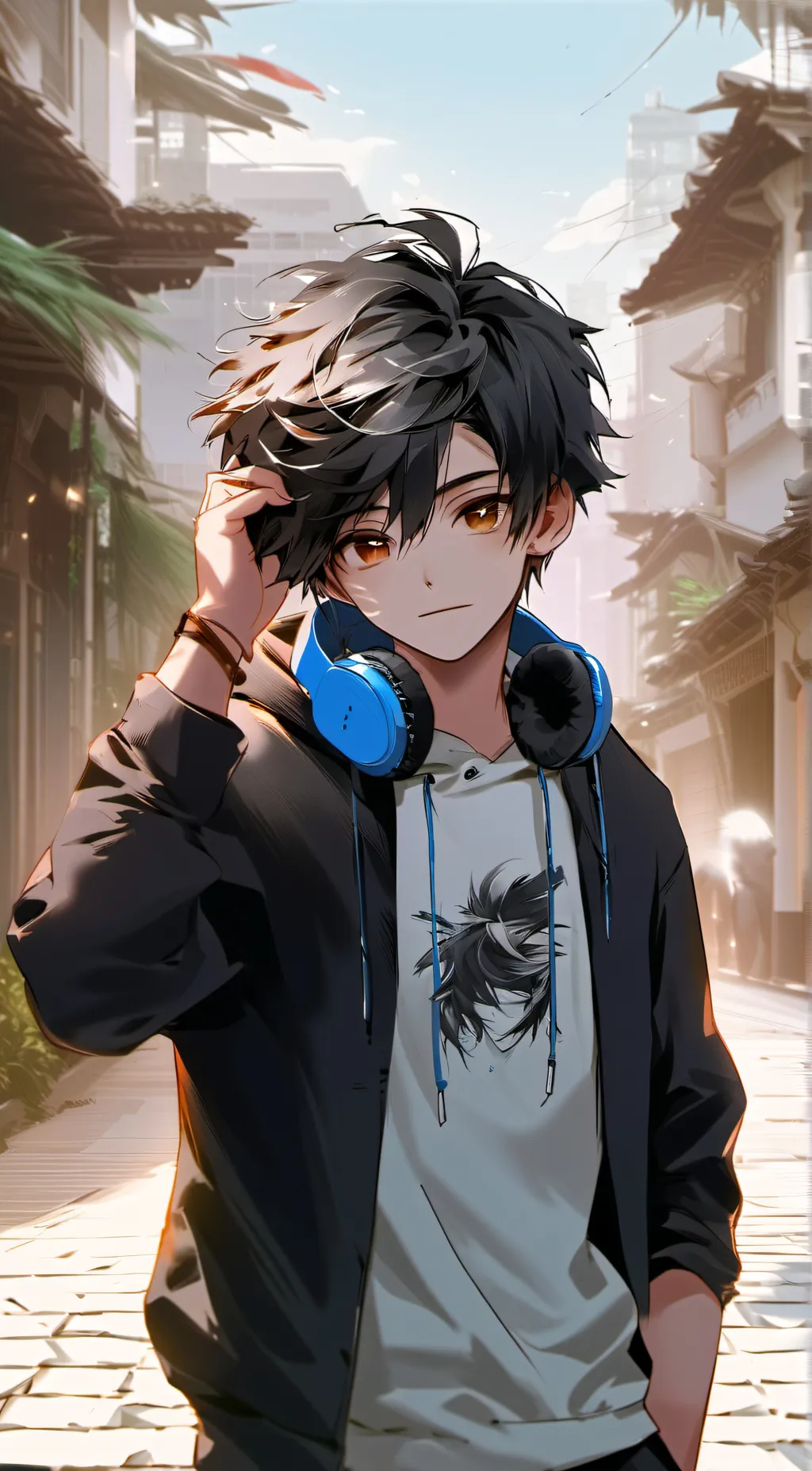 ai character: hajikun background