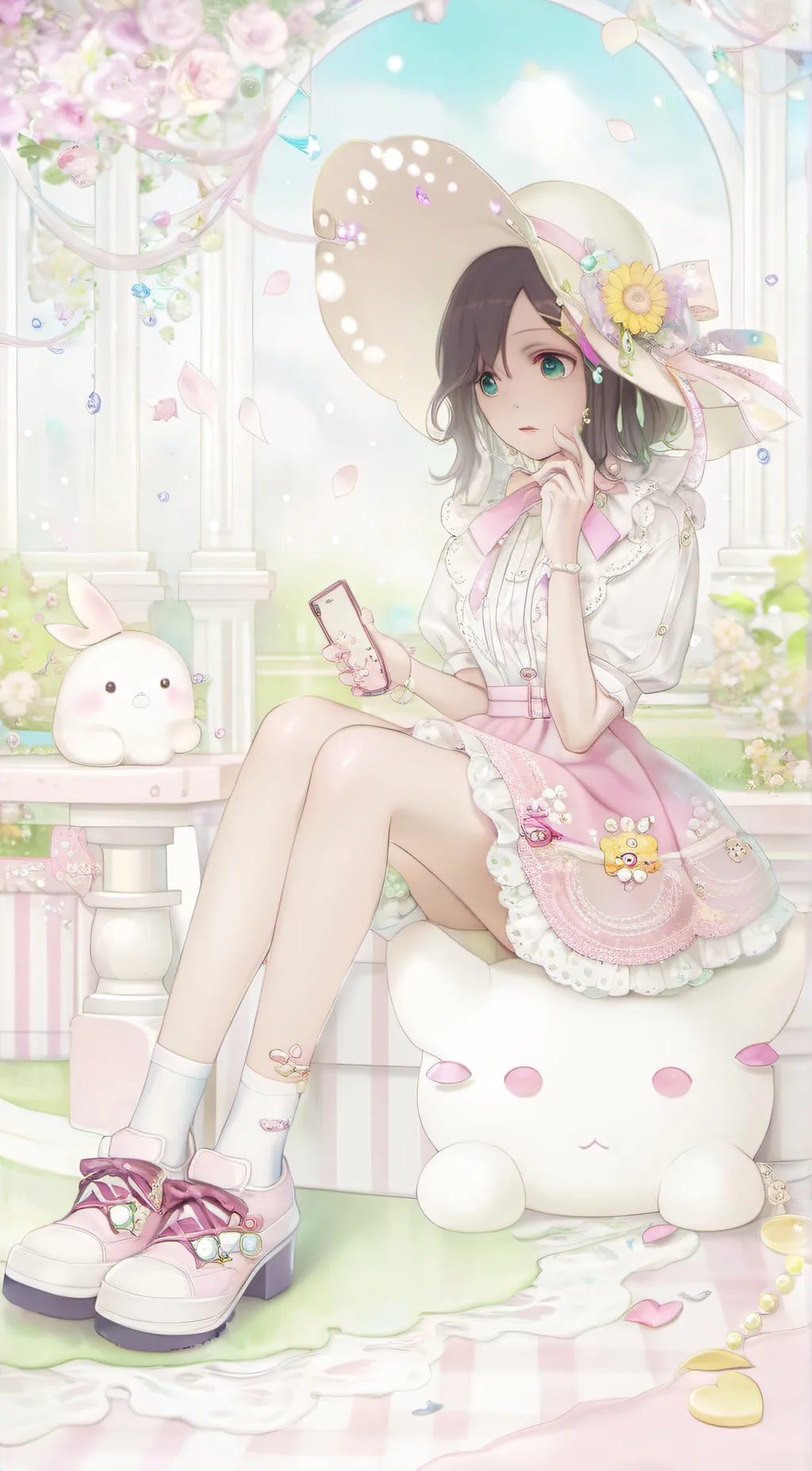 ai character: 🎀Maddie🍑 background