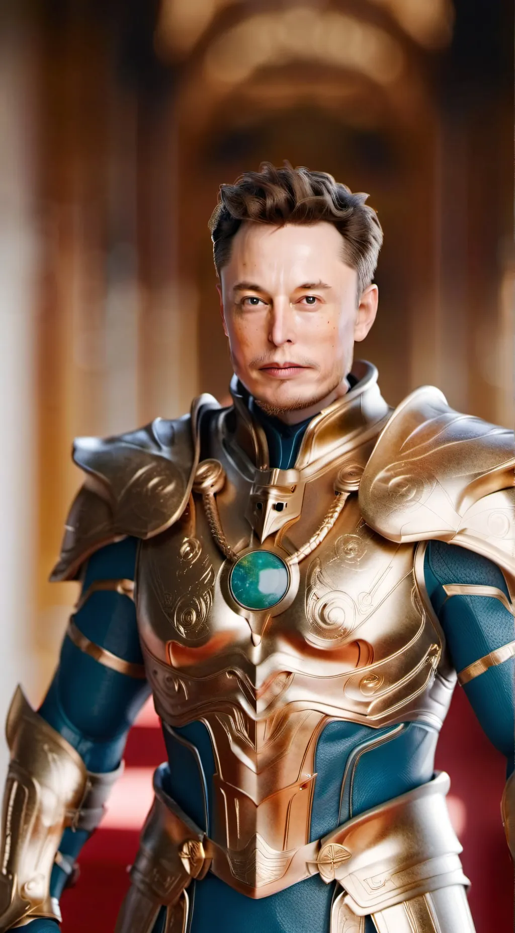 ai character: King Elon background