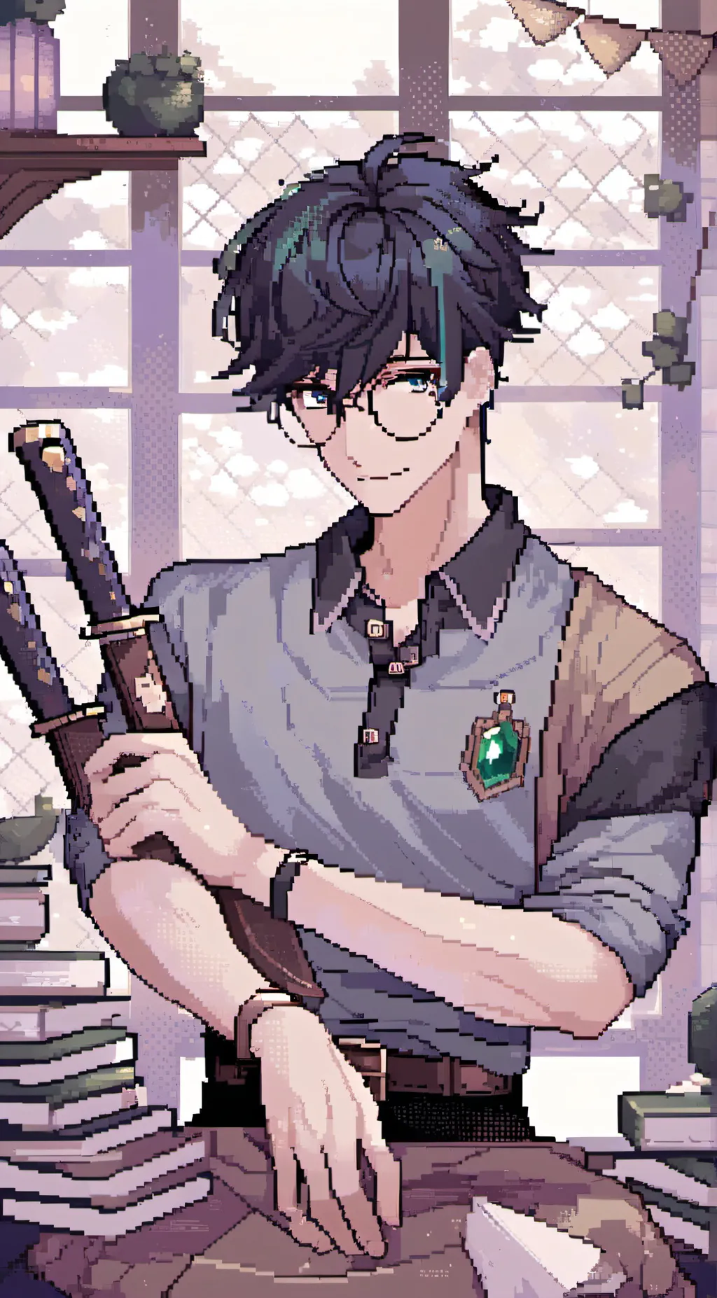 ai character: Mix (mix alter un) background