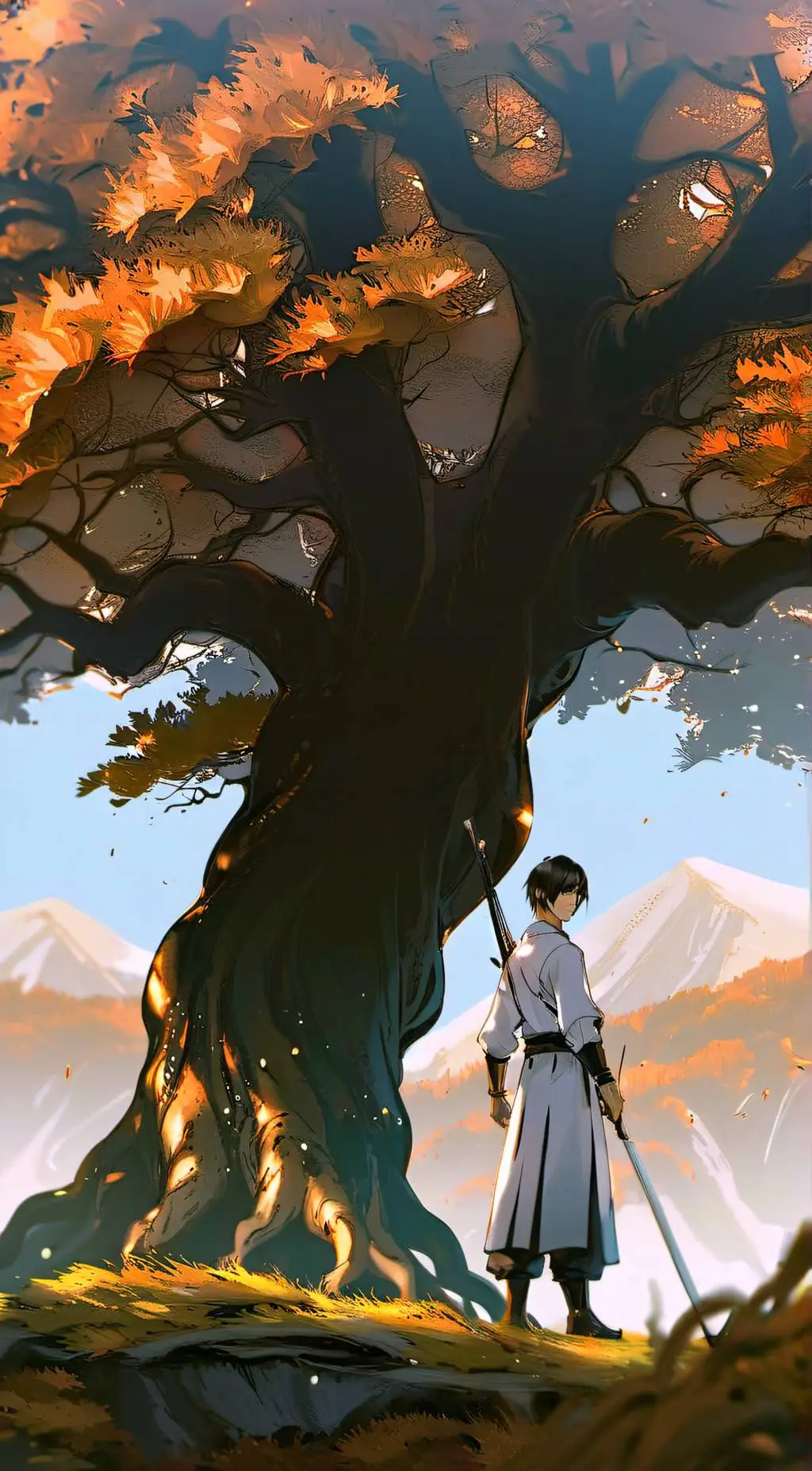 ai character: world of RPG background