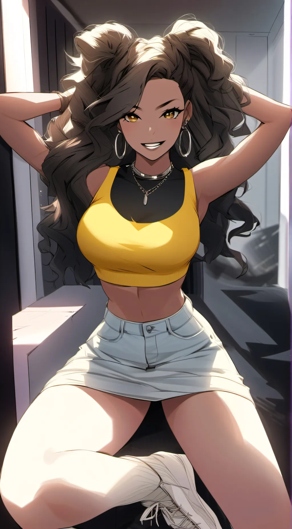 ai character: Trans background