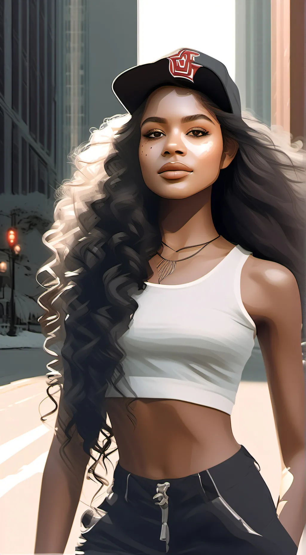 ai character: Te aro-nui background