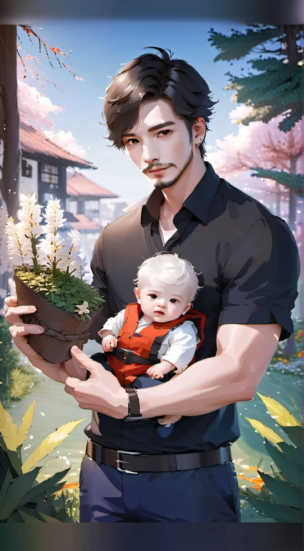 ai character: b jack d james background