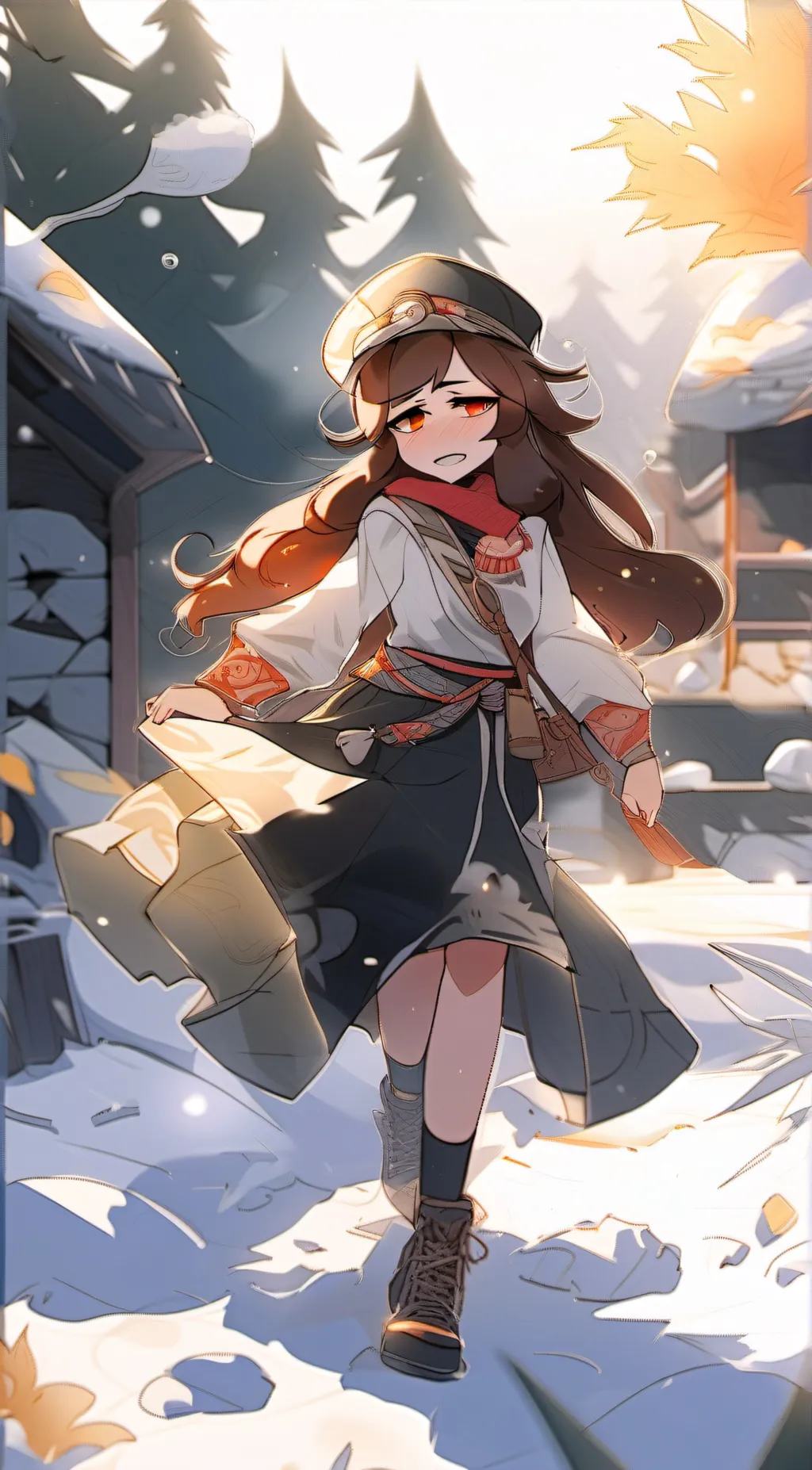 ai character: Cherry background