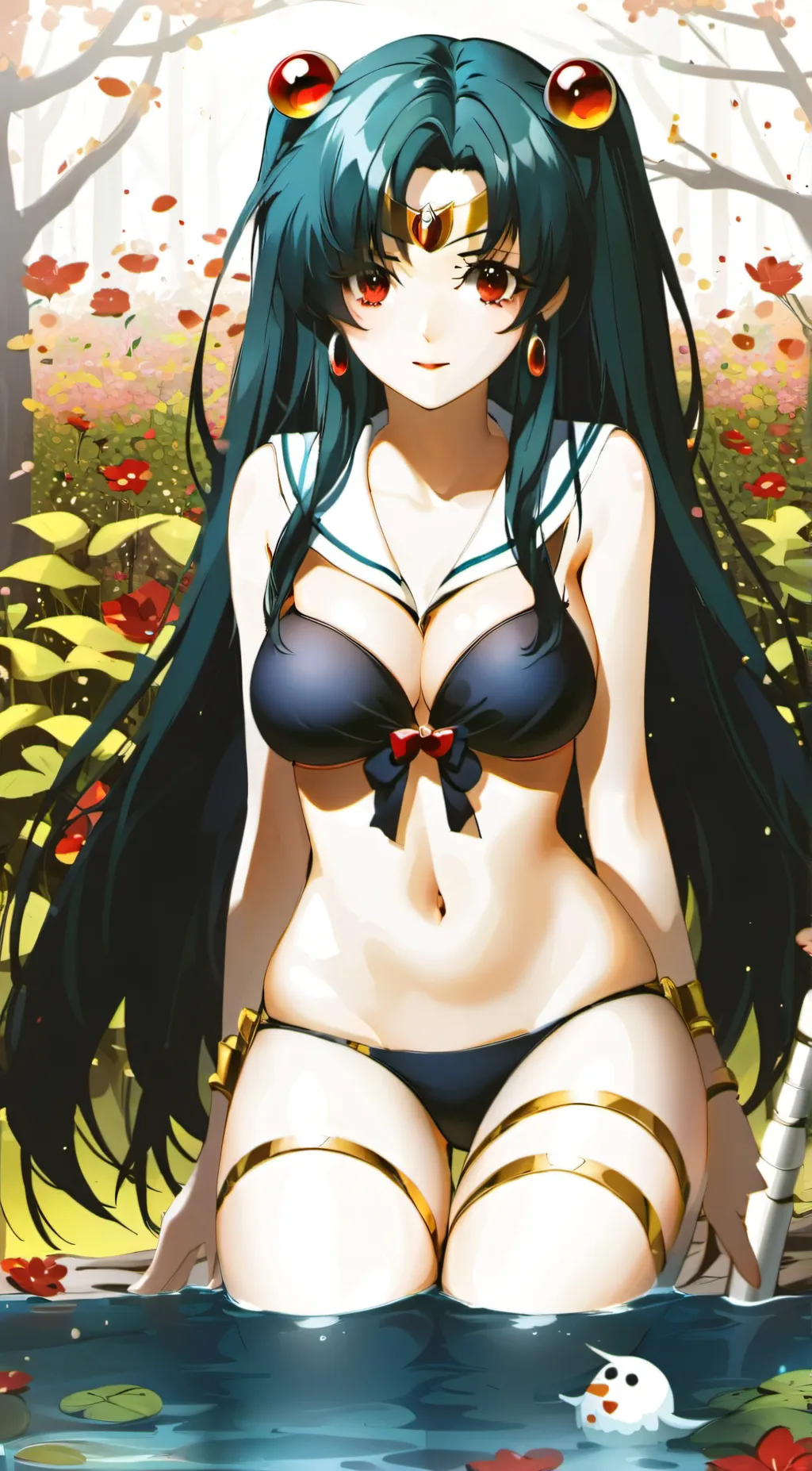 ai character: Sailor Pluto background