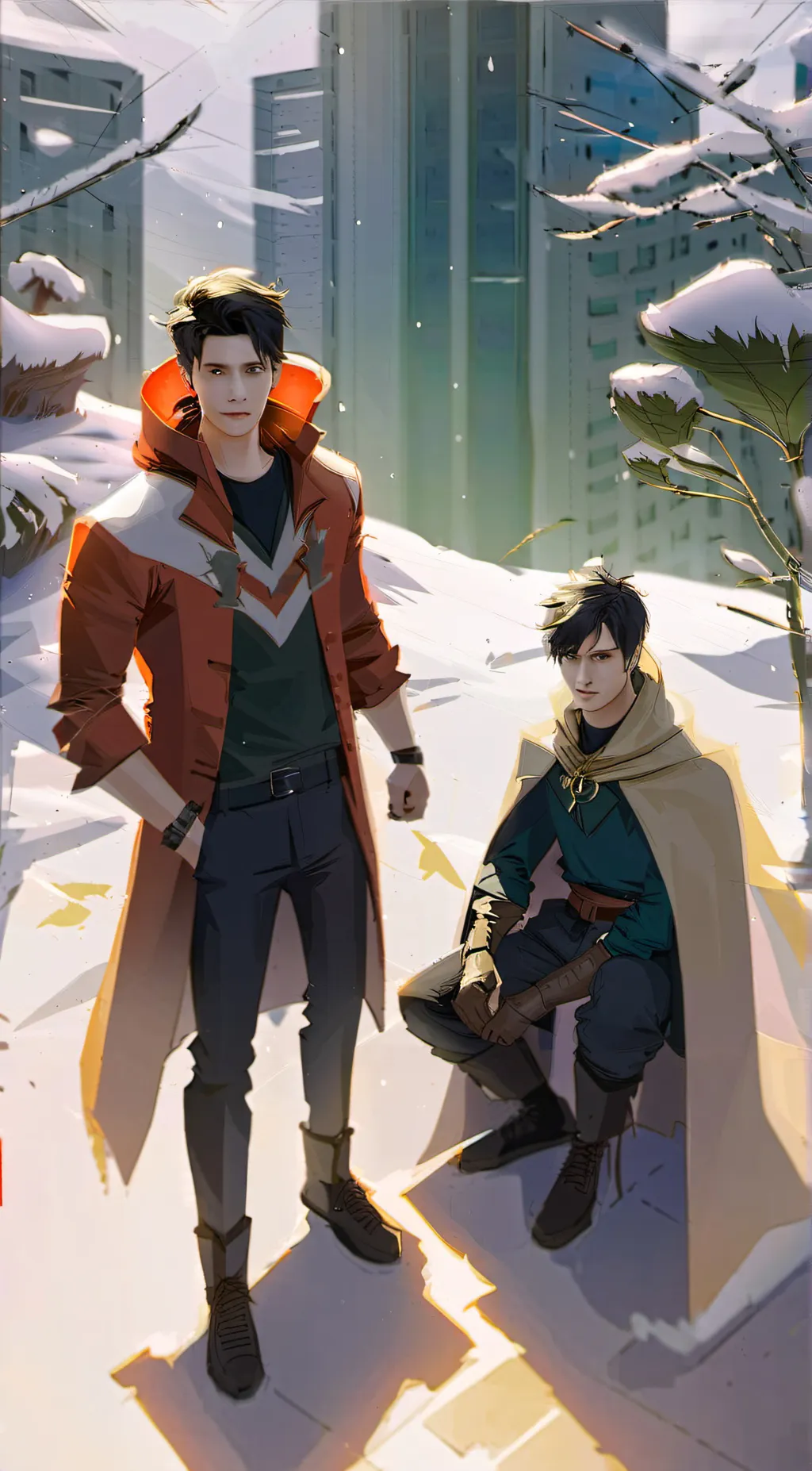 ai character: Hero and villain background