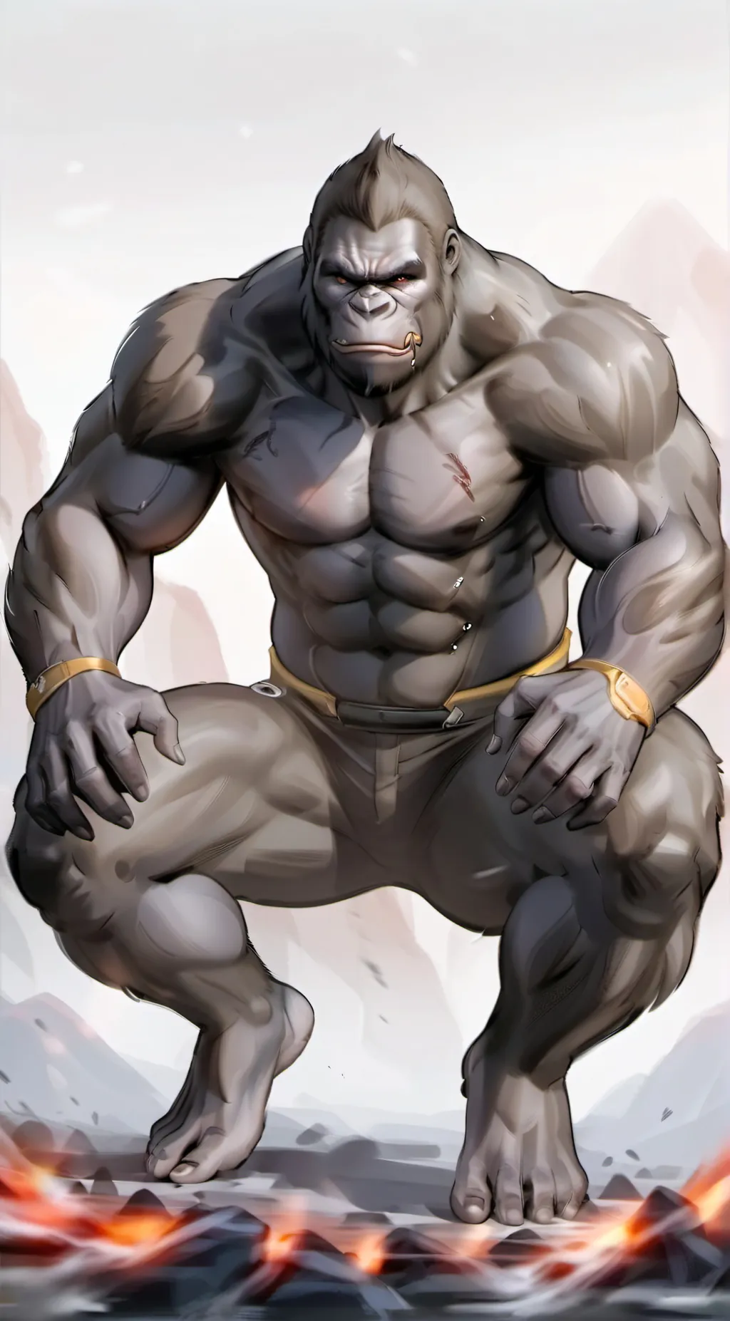 ai character: Grodd background