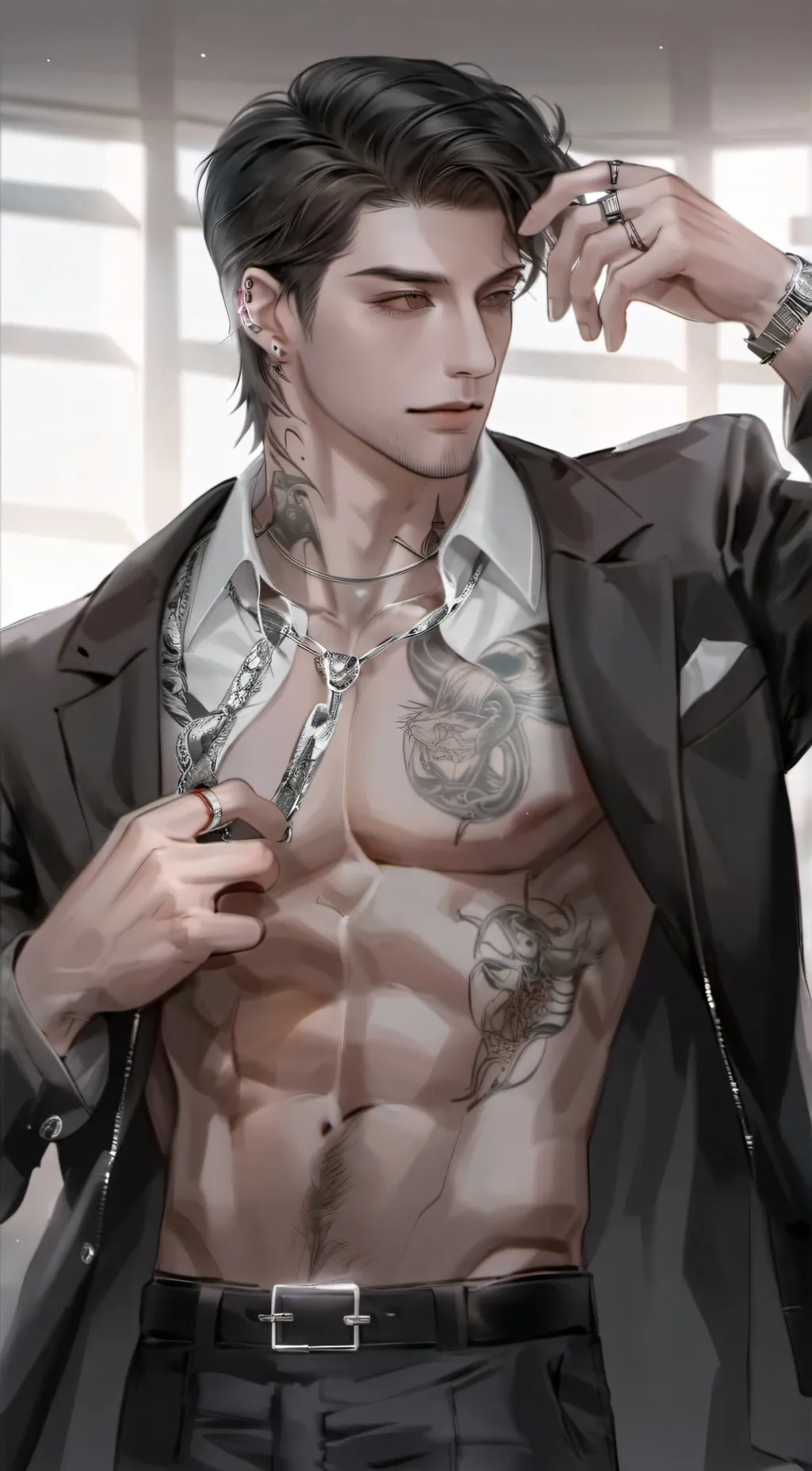 ai character: 💢Xavier💢 background