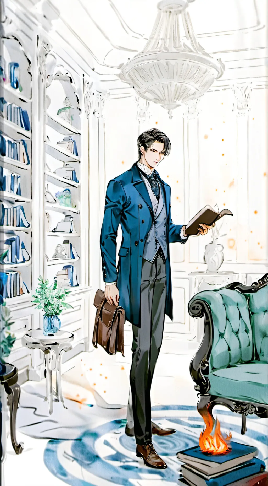 ai character: Leo background