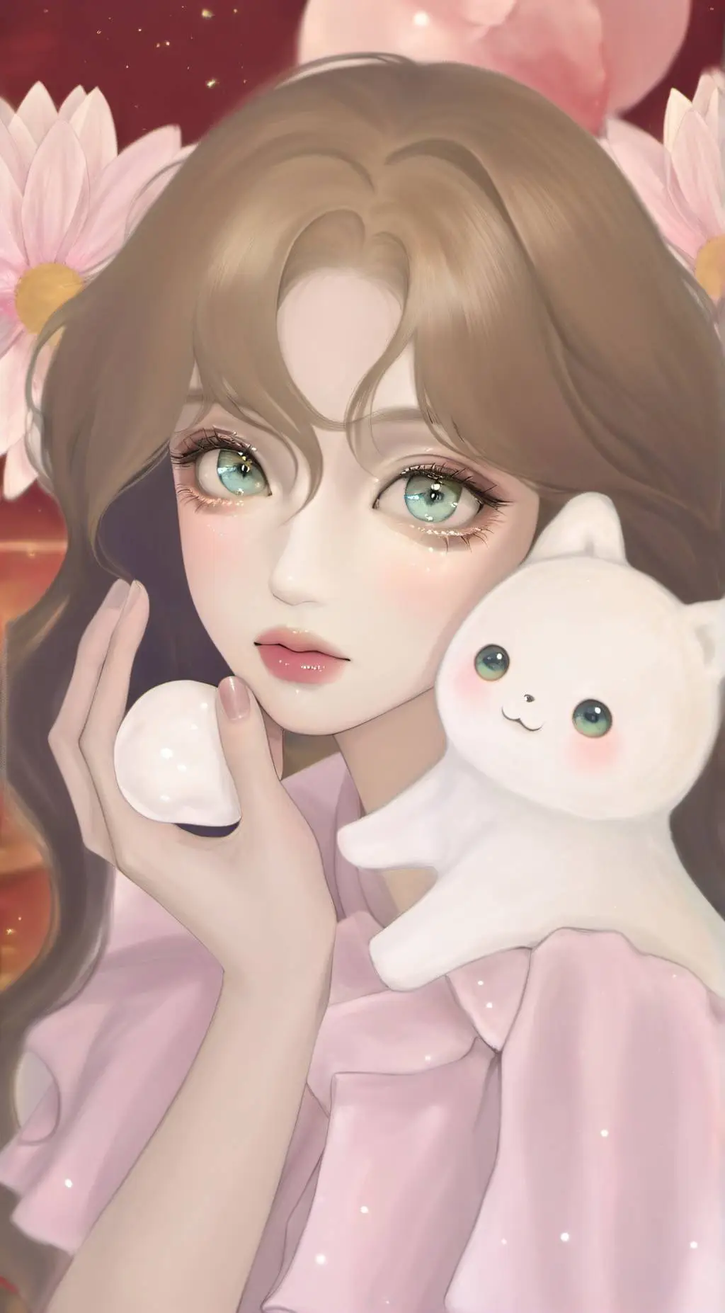 ai character: Flora  background