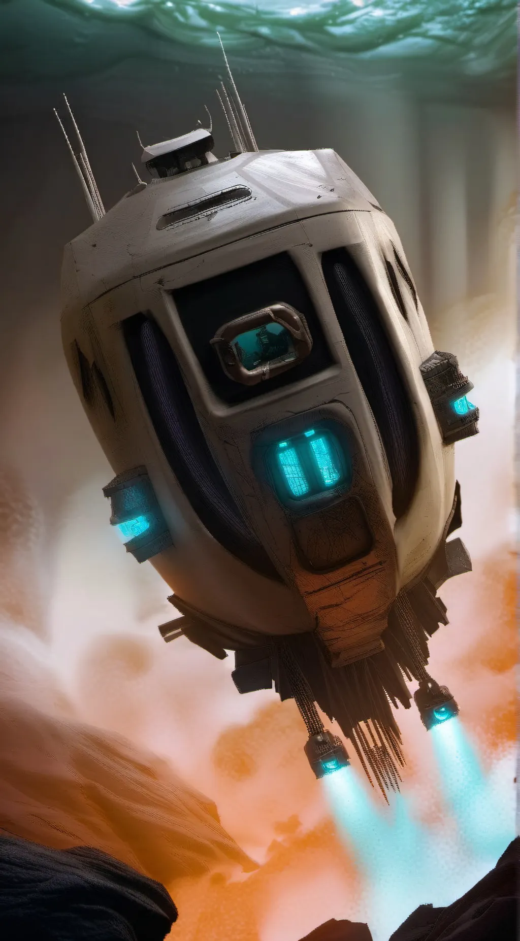 ai character: Crush Depth background