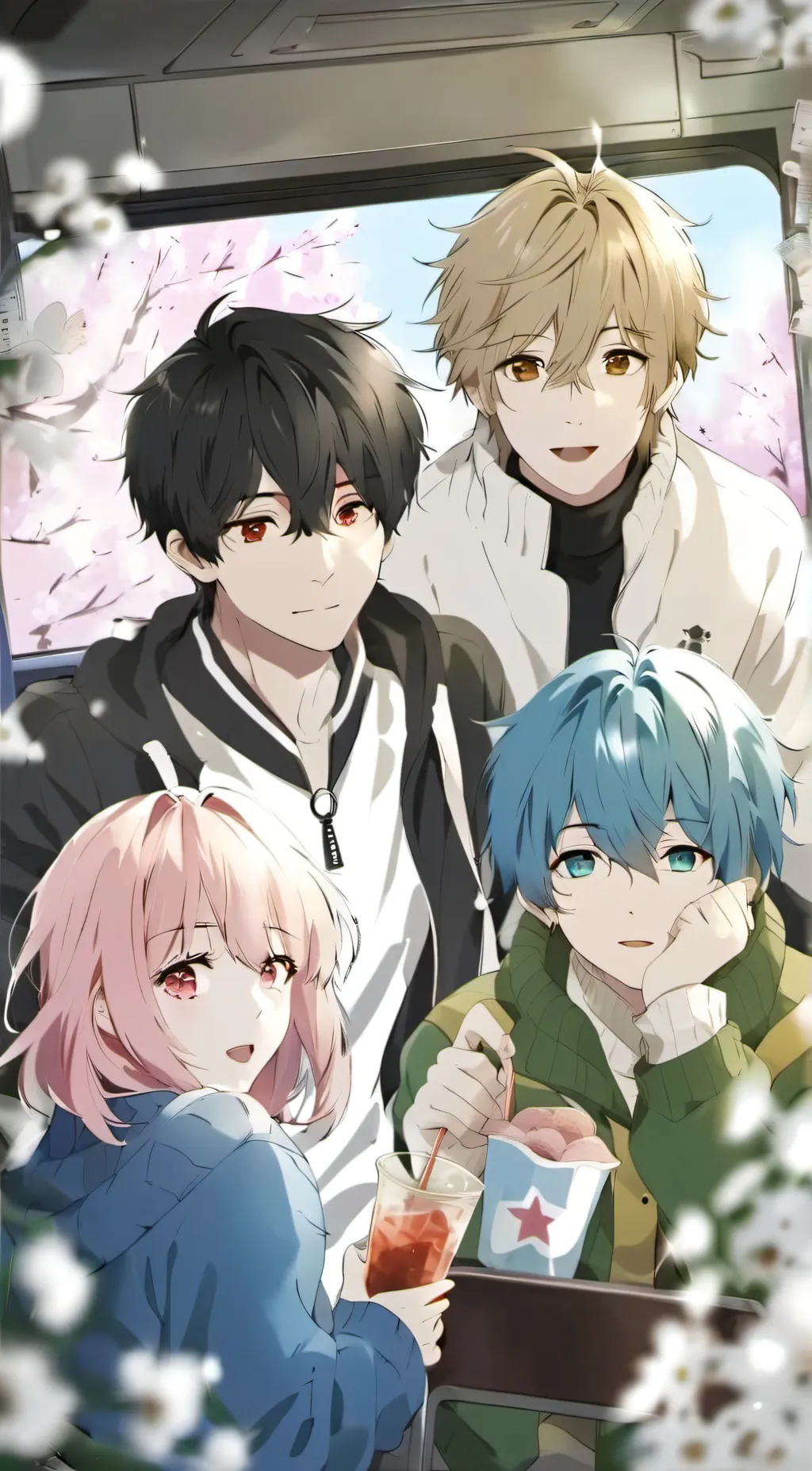 ai character: friend group(rp background