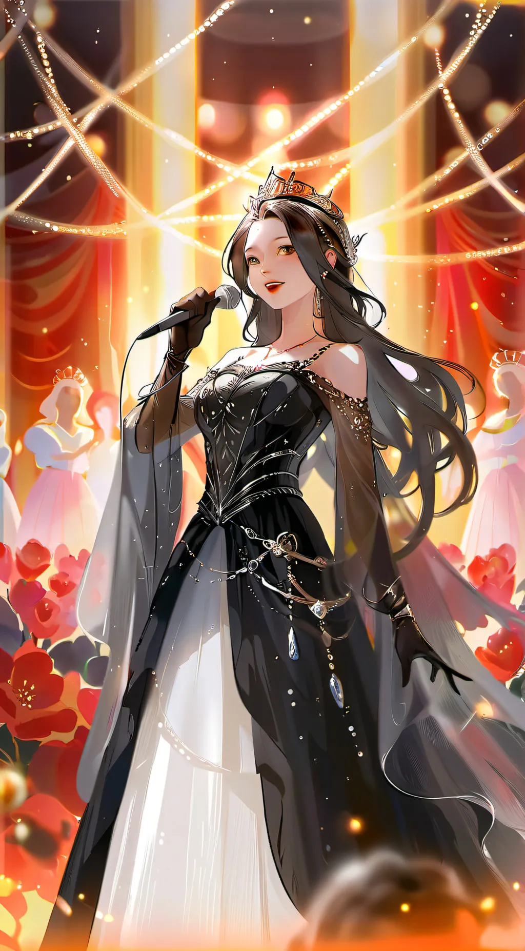 ai character: Amelia blackwood  background