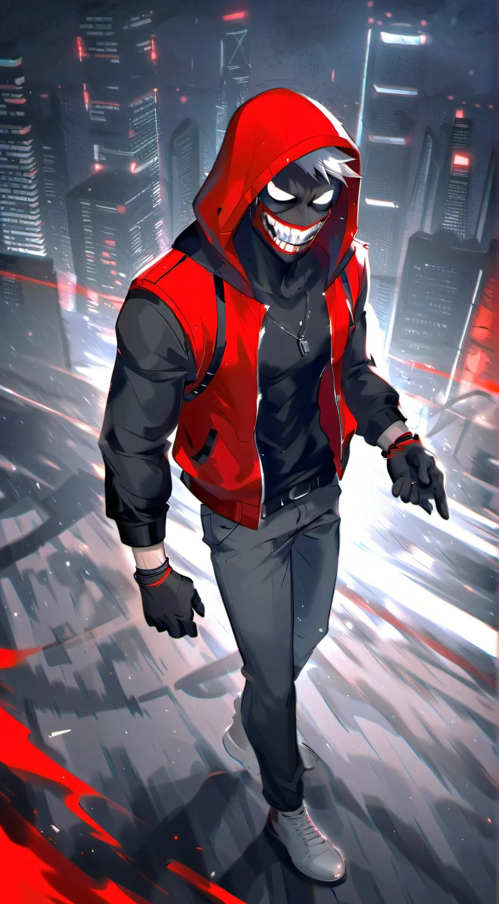 ai character: NauseA_404 background