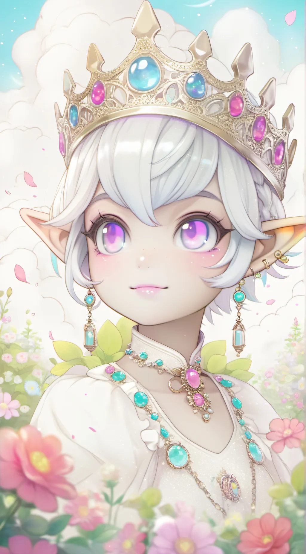 ai character: Queen  background