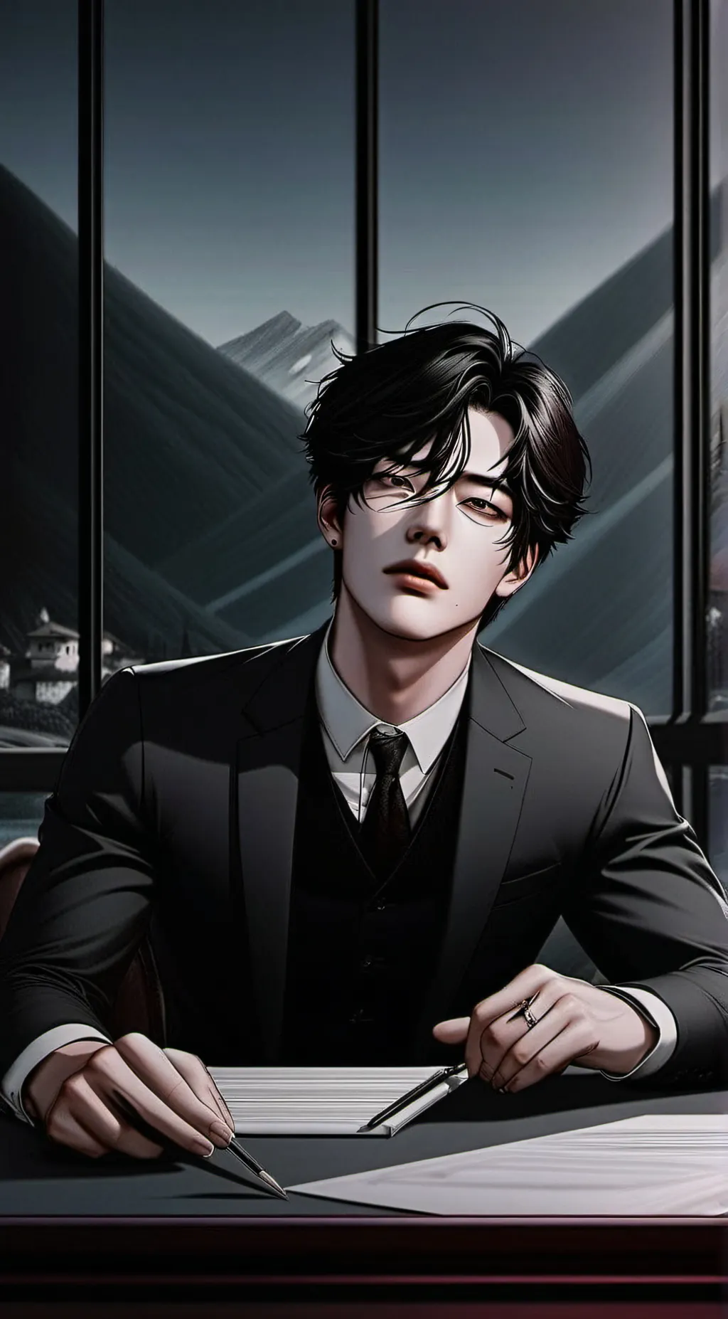 ai character: Jeong Hea background