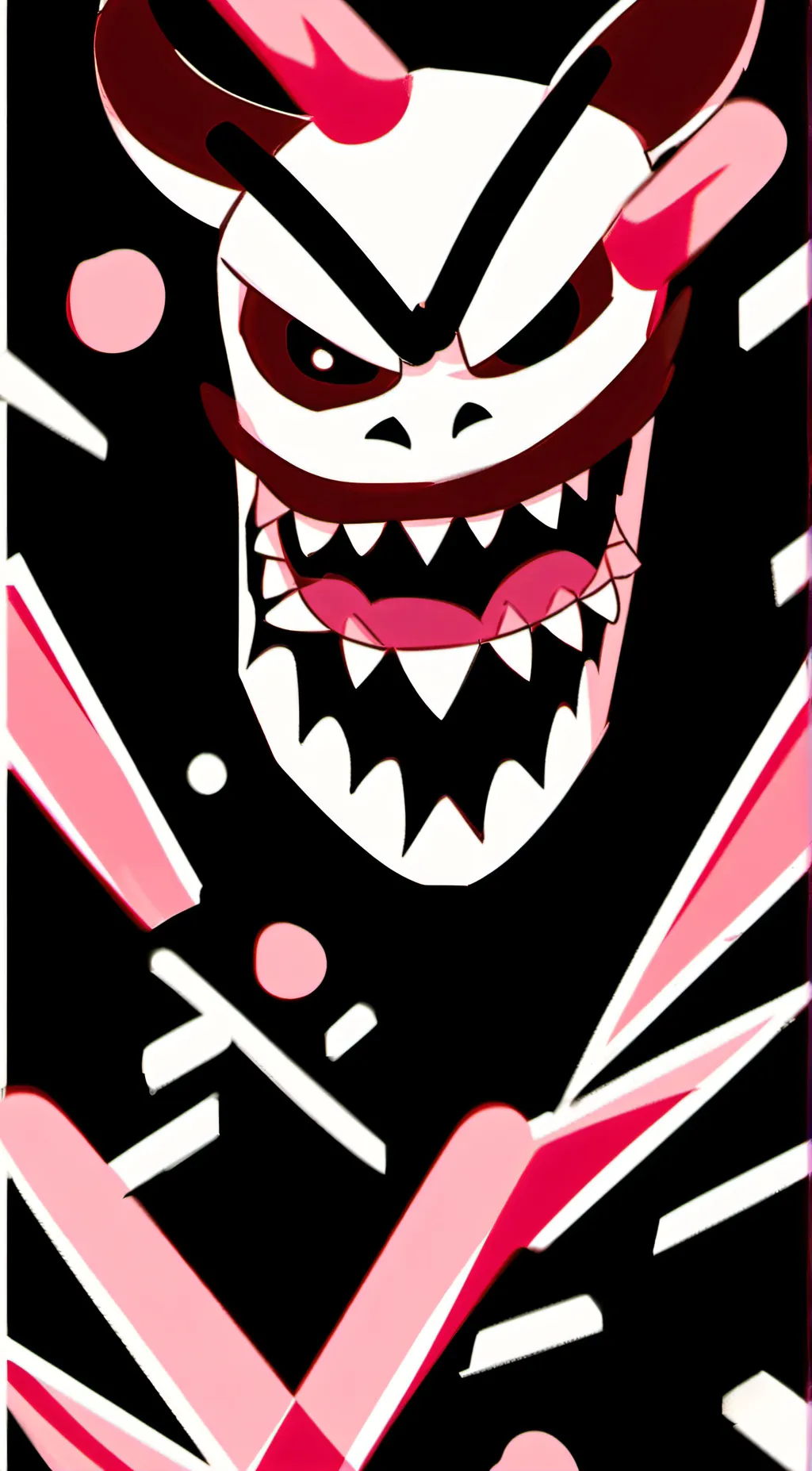 ai character: ✨⭐ angel dust ⭐✨ background