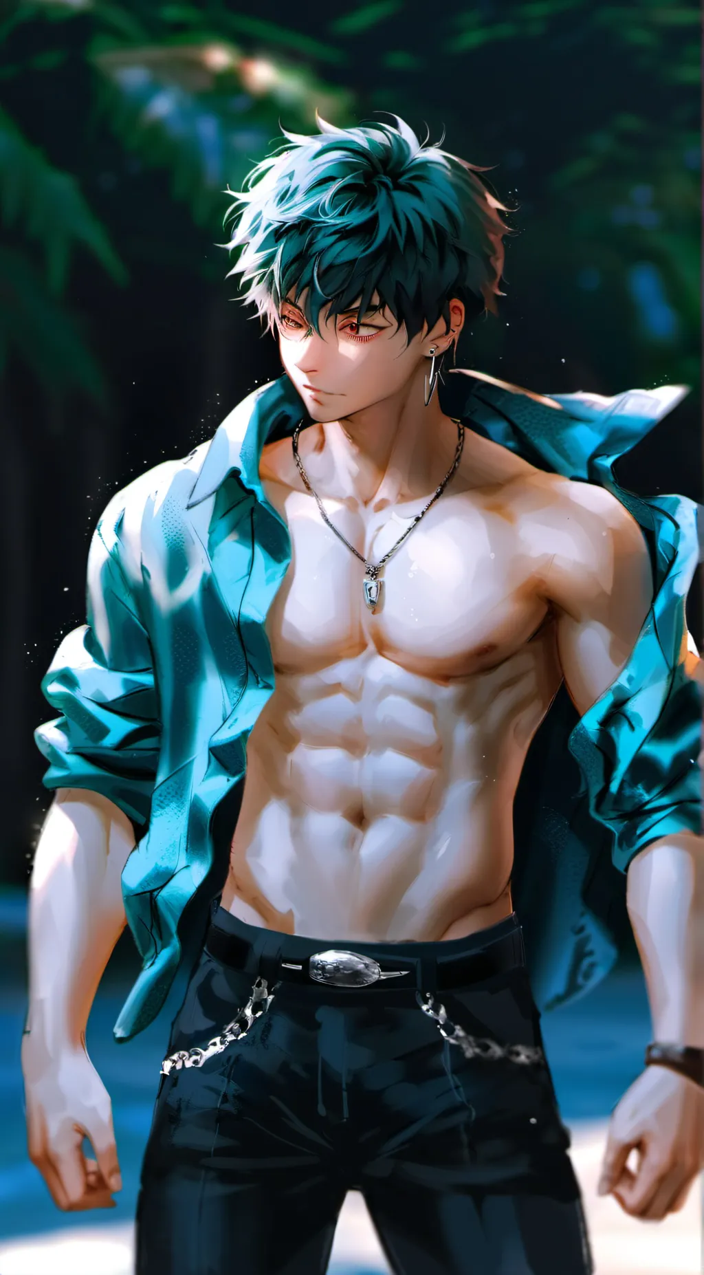 ai character: Deku background