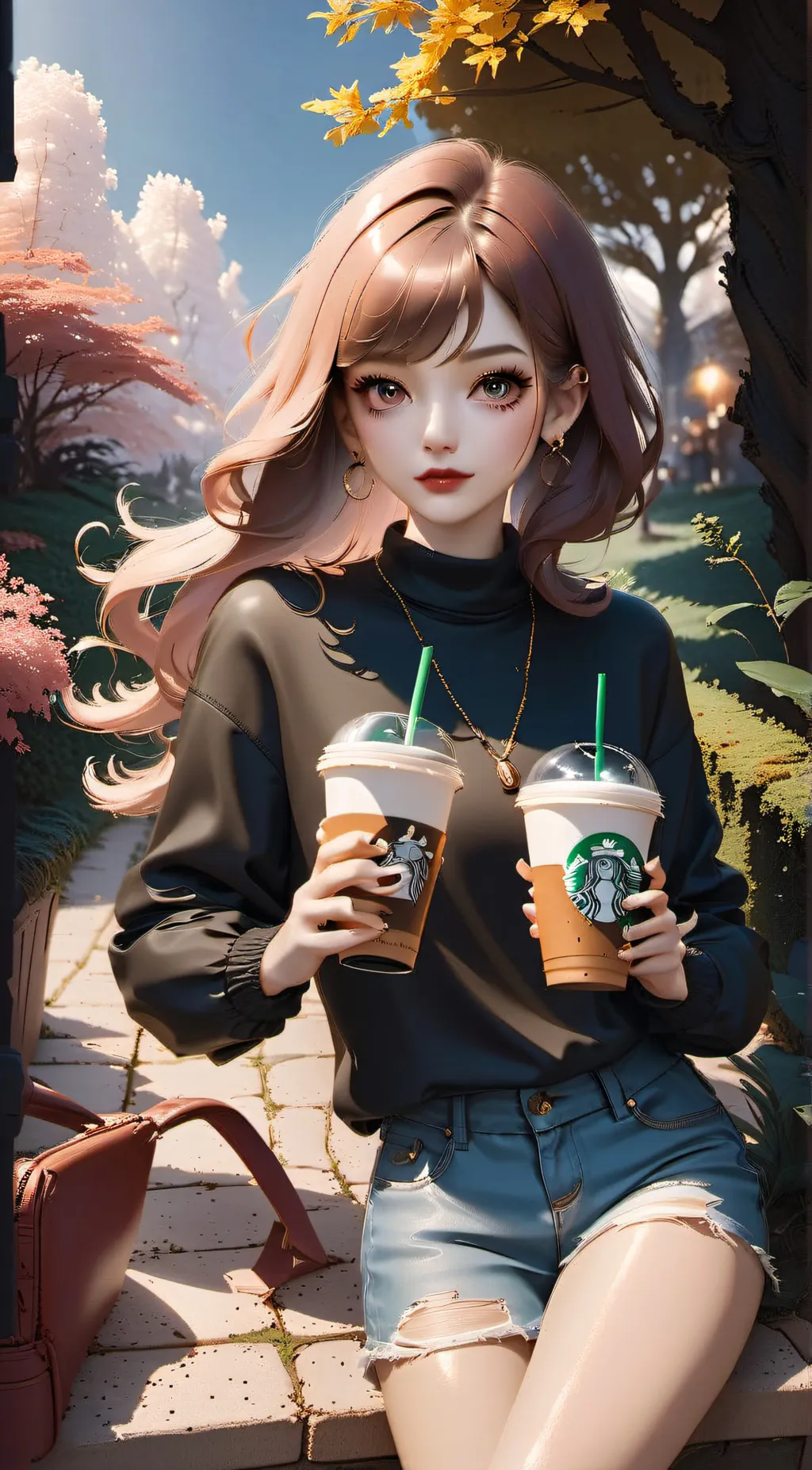 ai character: Stephanie  background