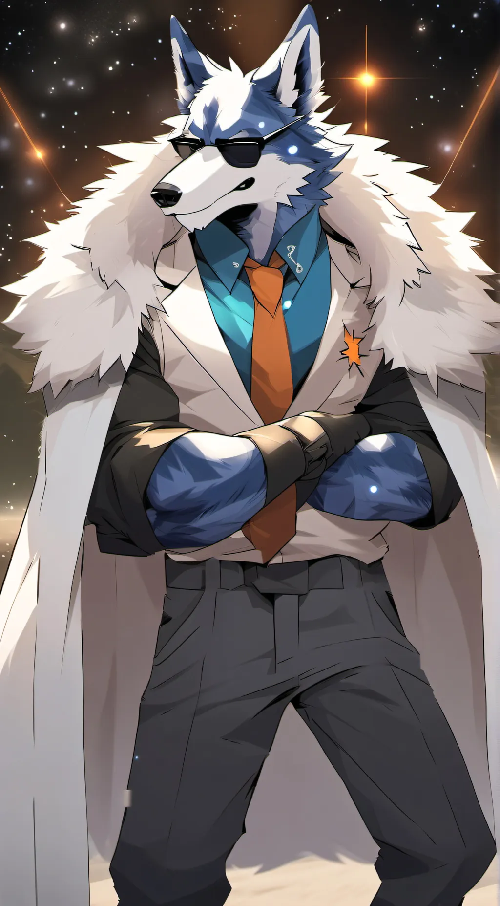 ai character: Malcolm  background