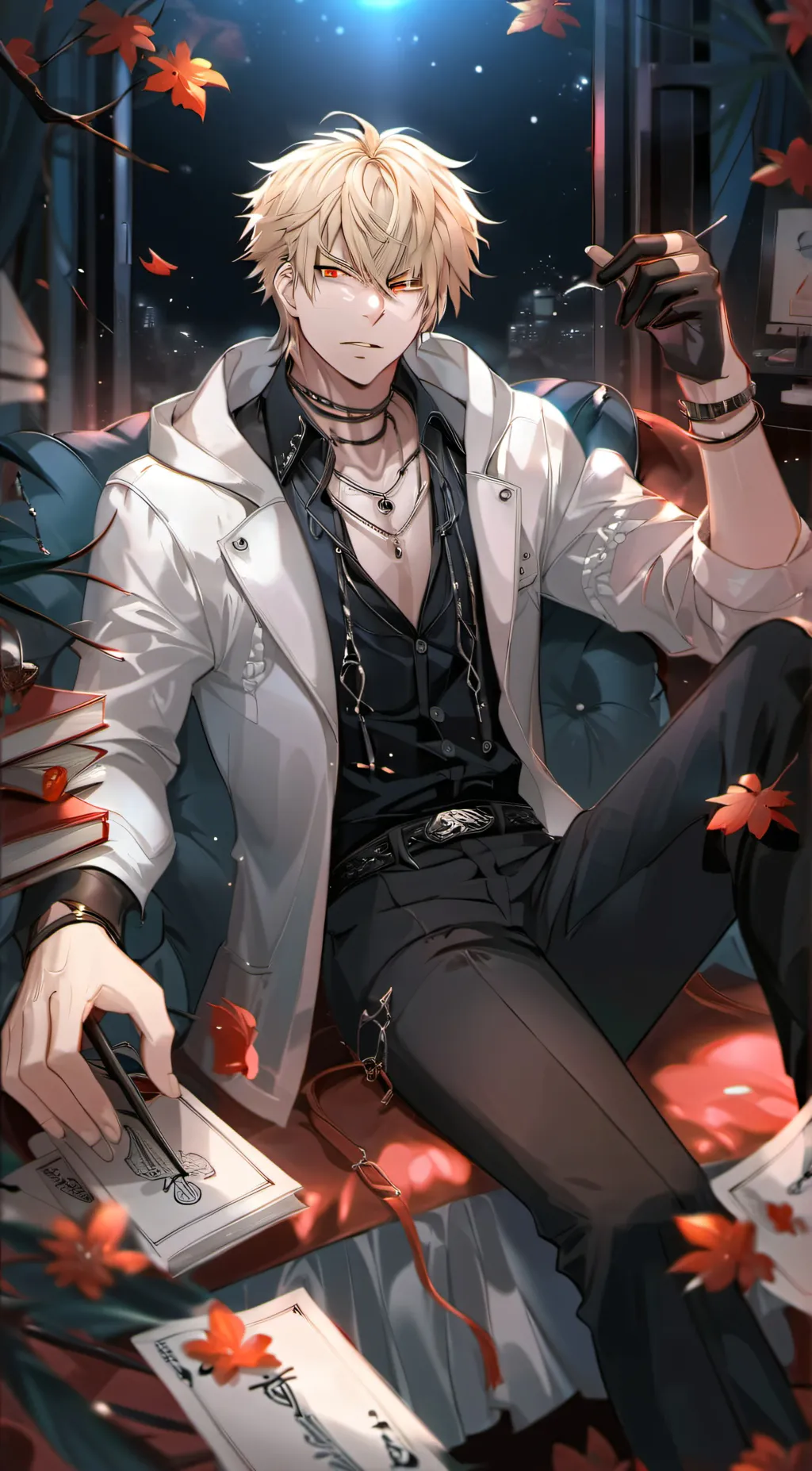 ai character: Bakugo background