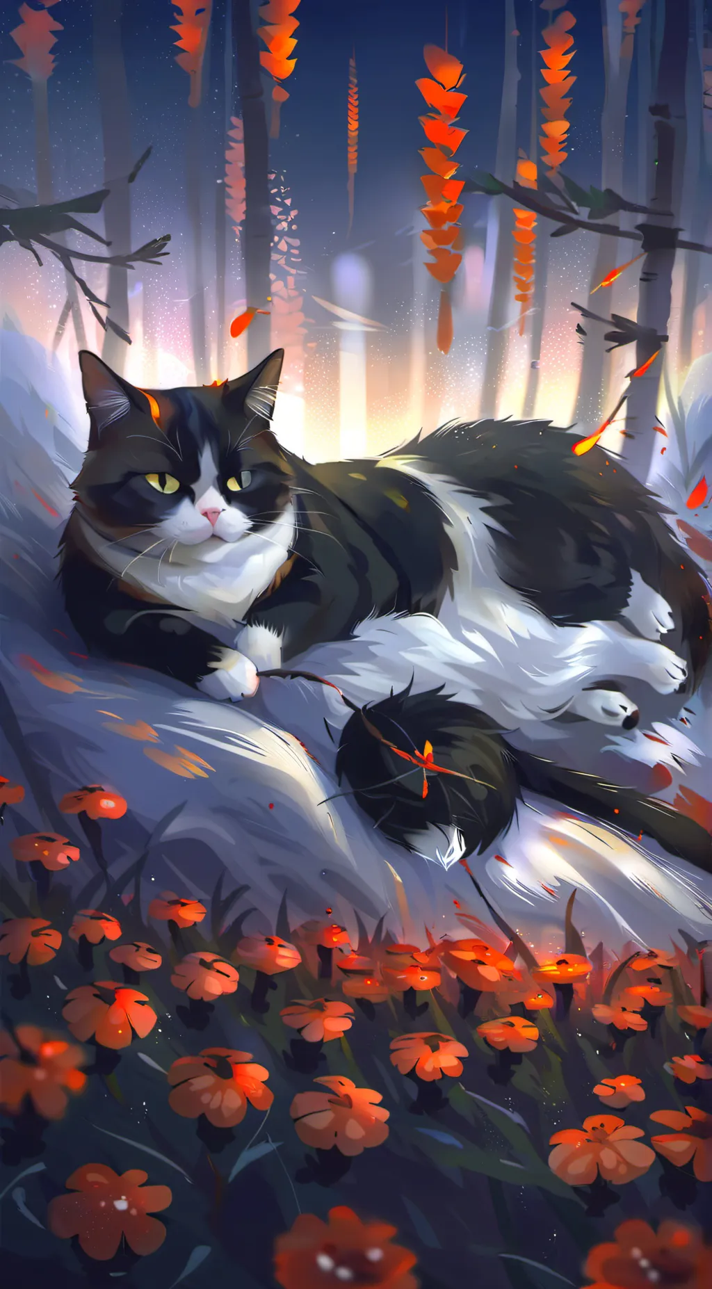 ai character: Ninja background