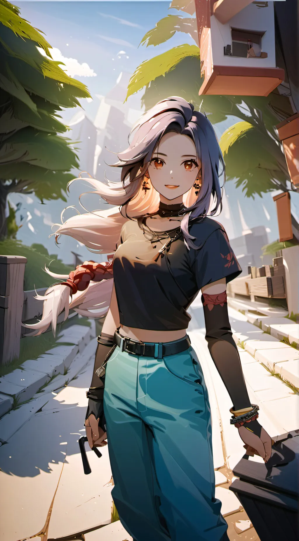 ai character: hannah background