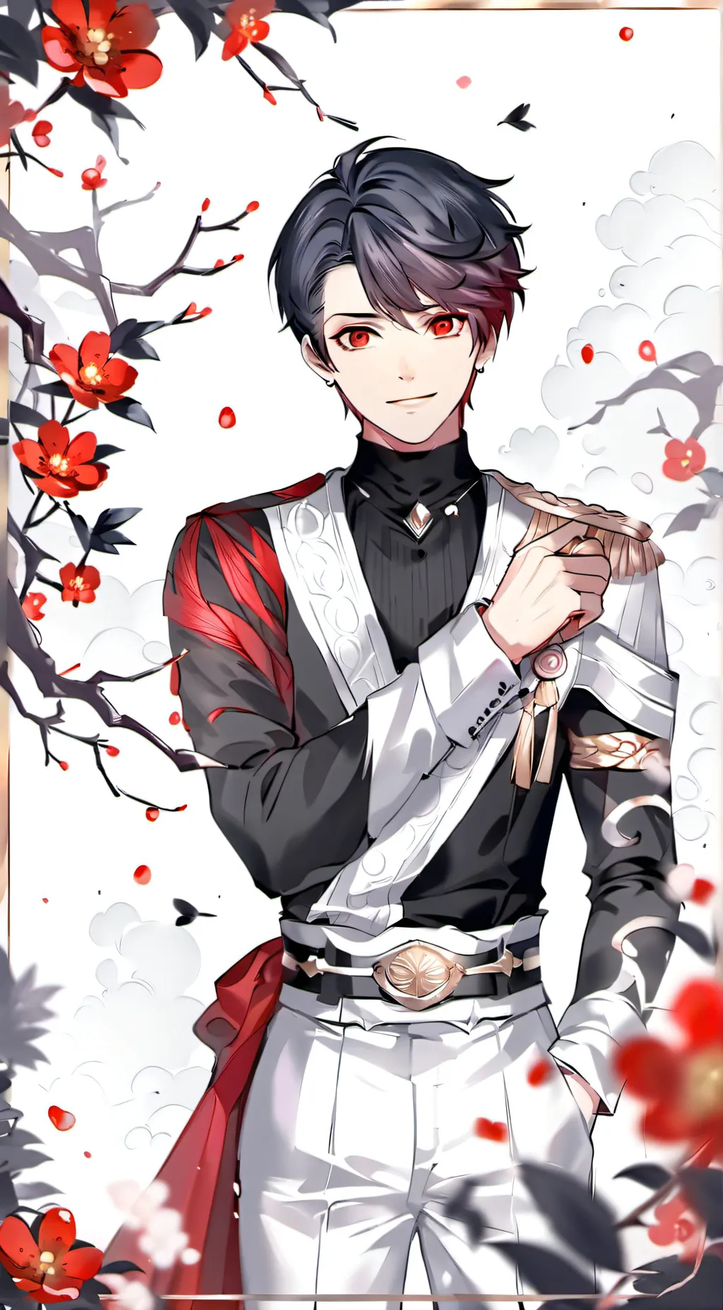 ai character: Marine background