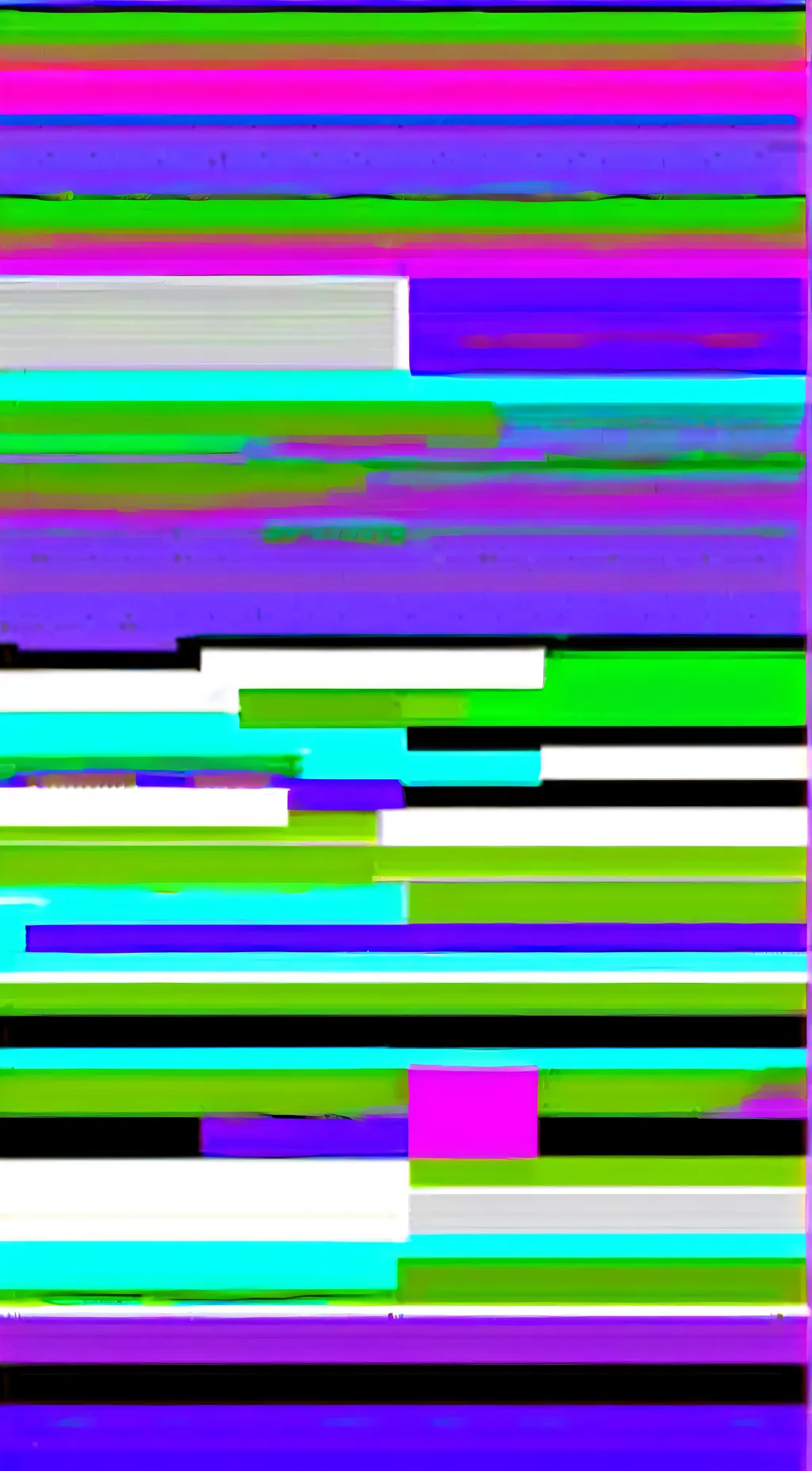 ai character: the glitchy thing background