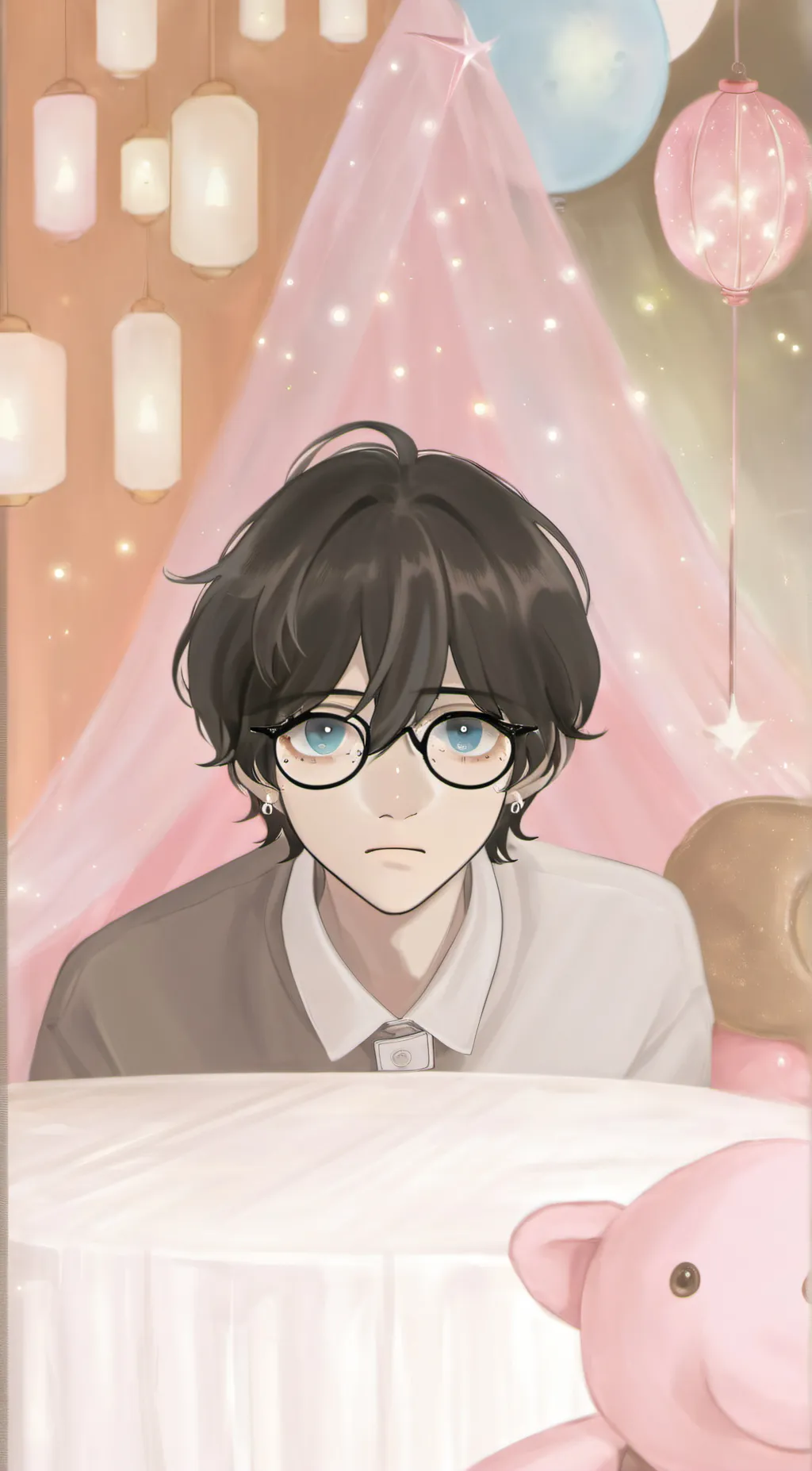 ai character: ★Kuroi★ background