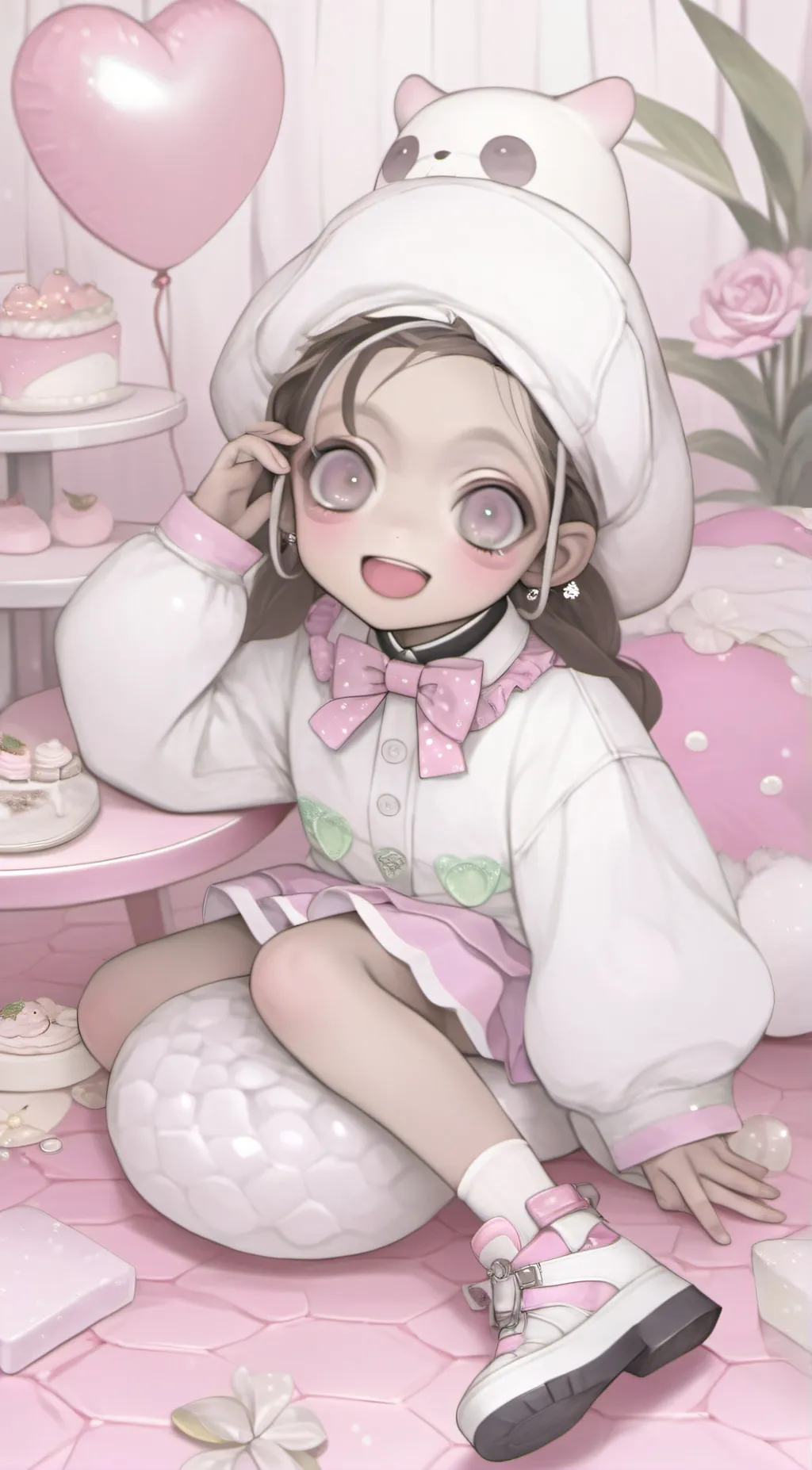 ai character: Bay background