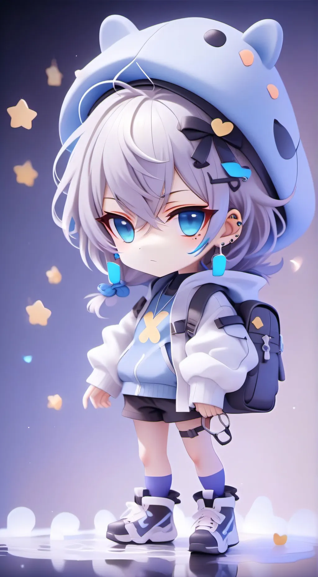 ai character: Muko background