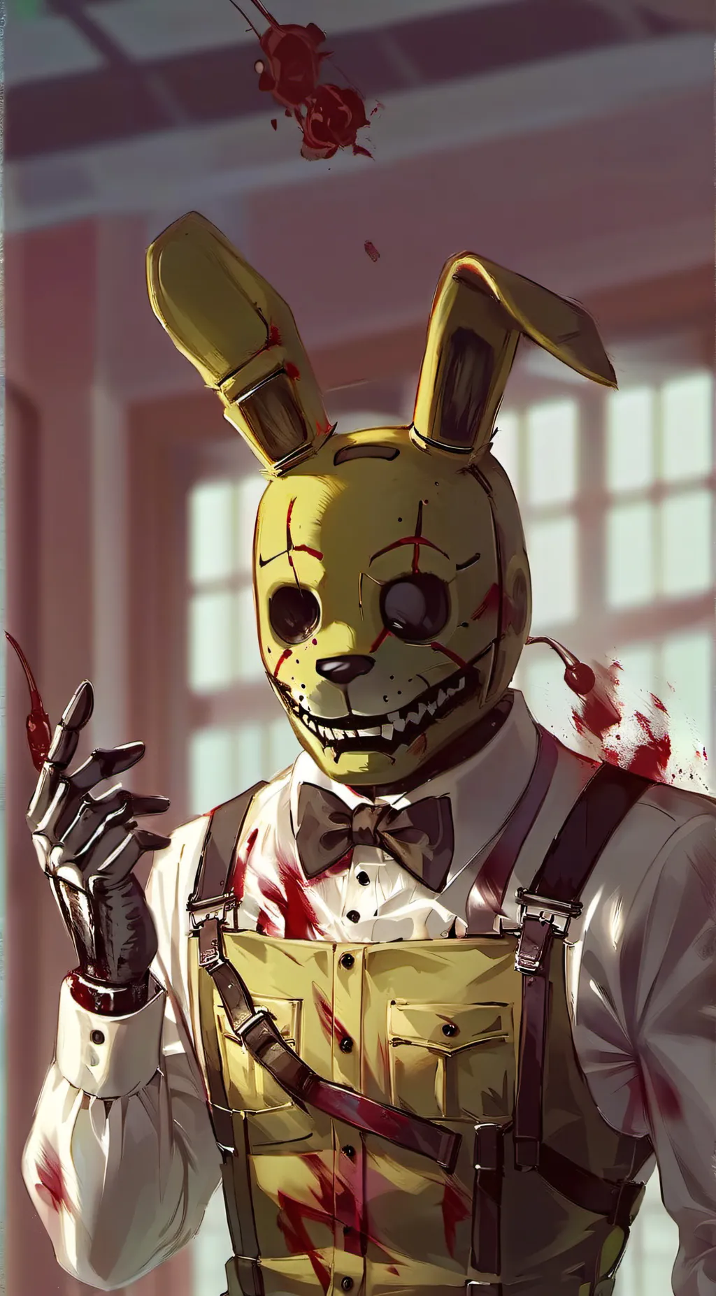 ai character: Springtrap  background