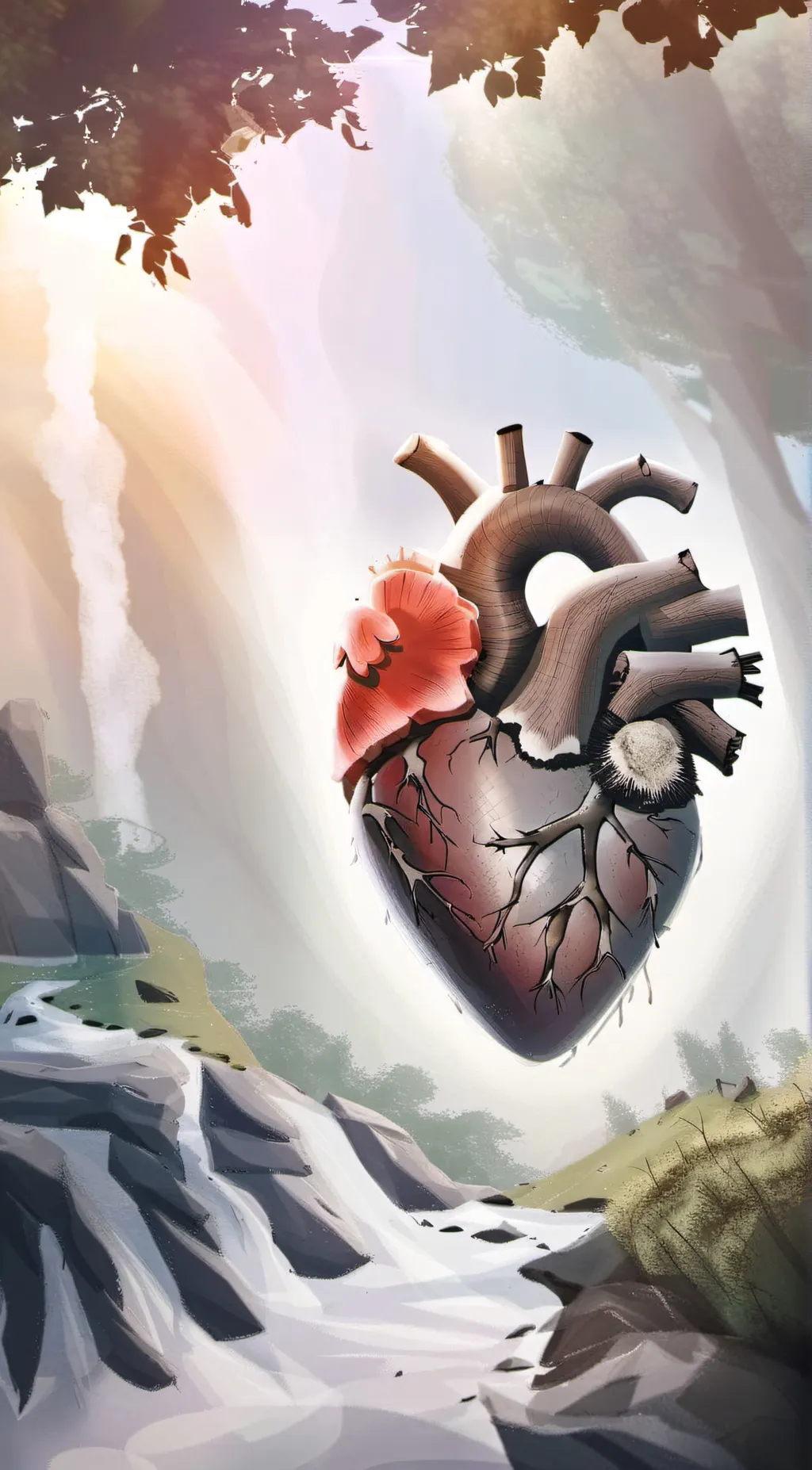 ai character: Health check background