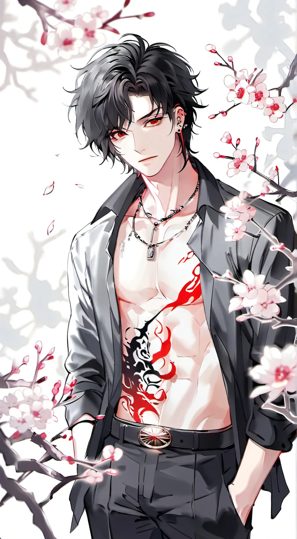 ai character: yuta osikia  background