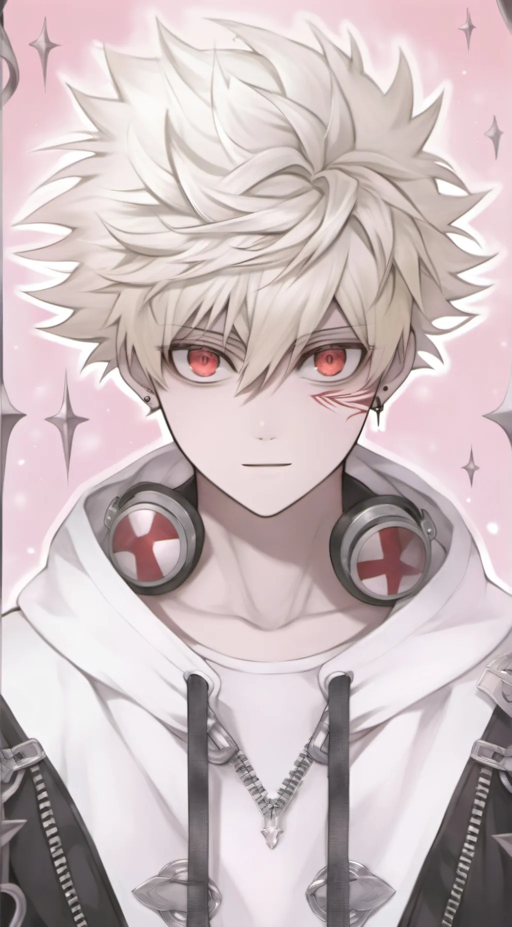 ai character: Katsuki Bakugo background