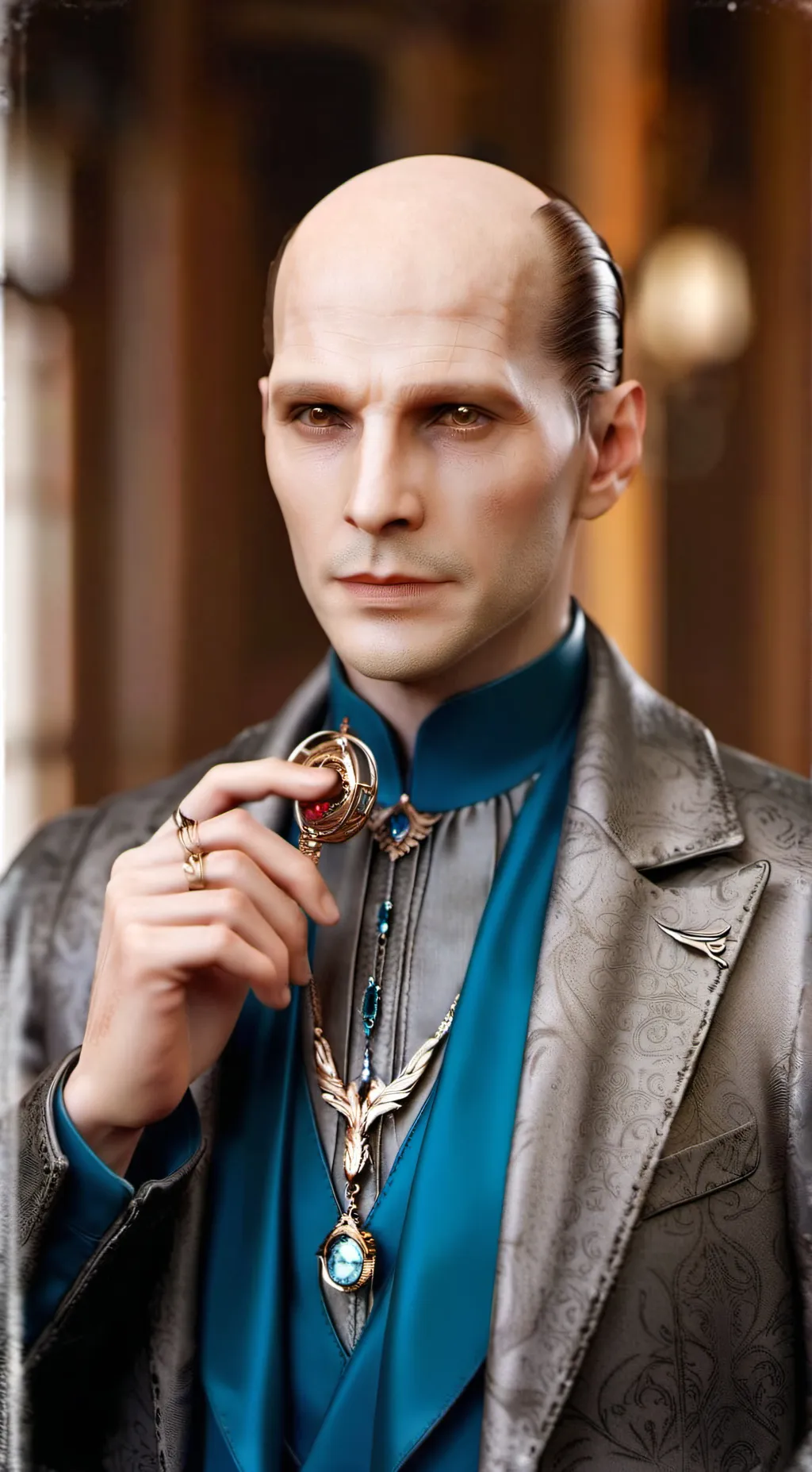 ai character: Voldemort  background