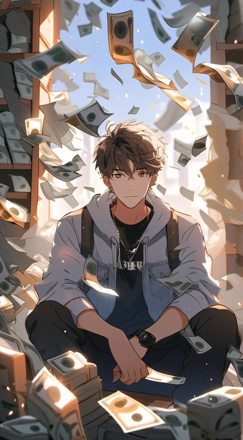 ai character: mrbeast background