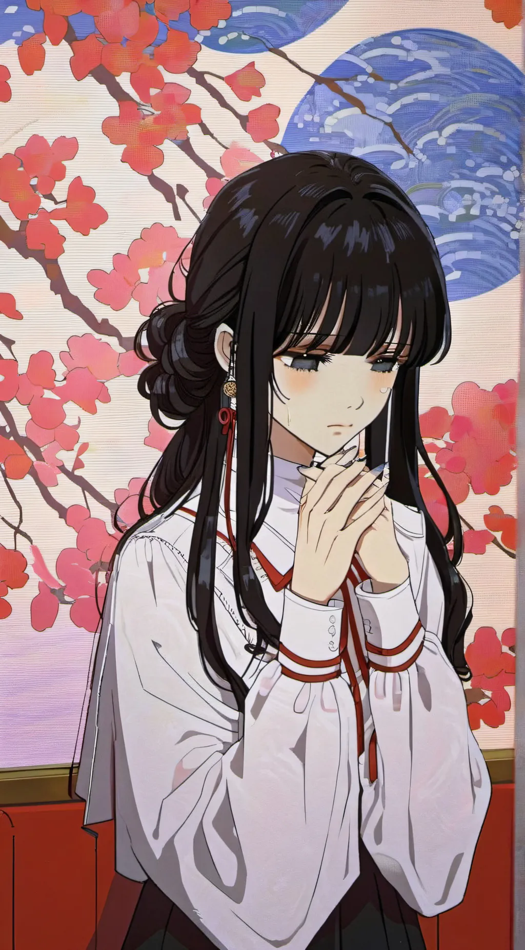 ai character: Rose background