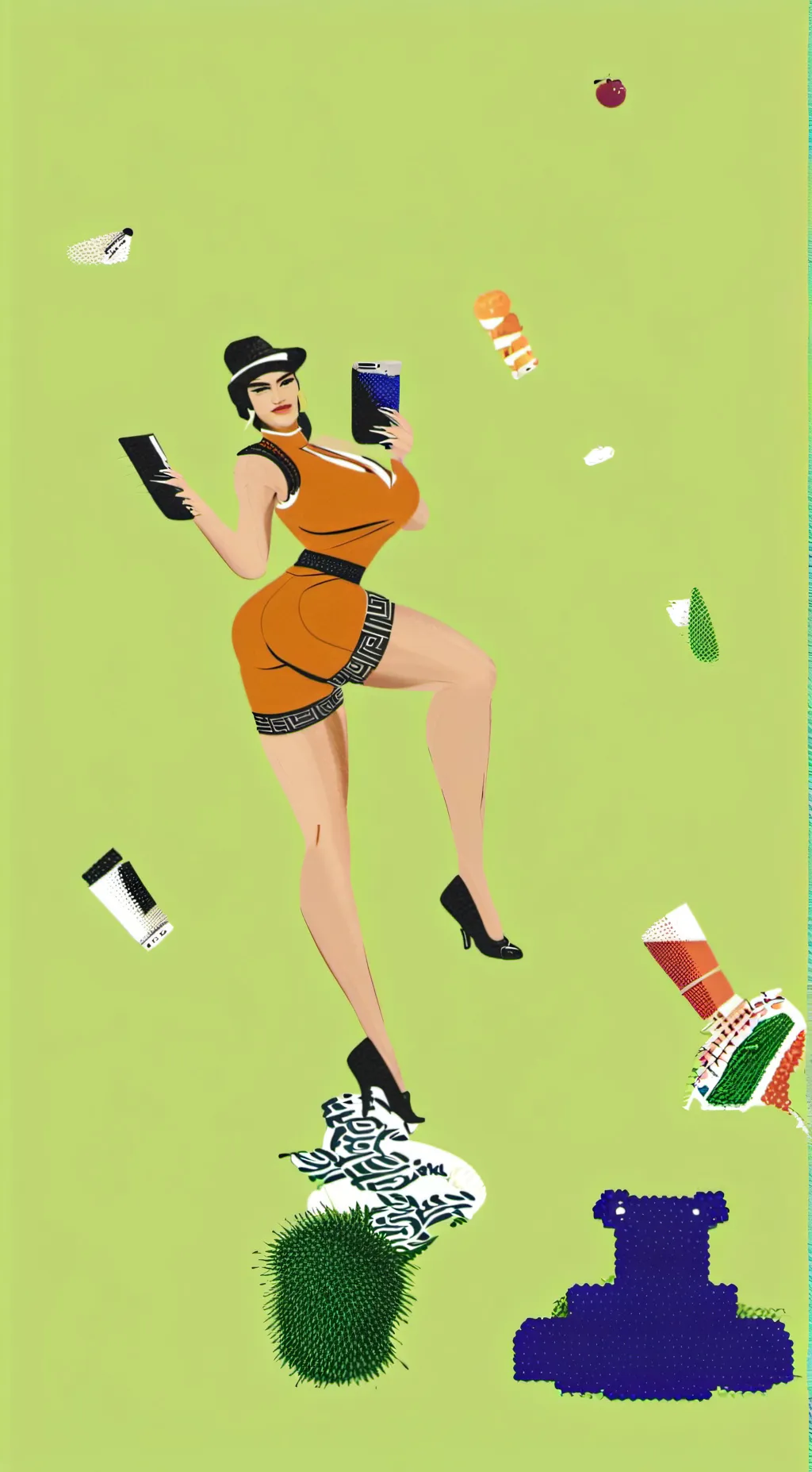 ai character: Chelsea background